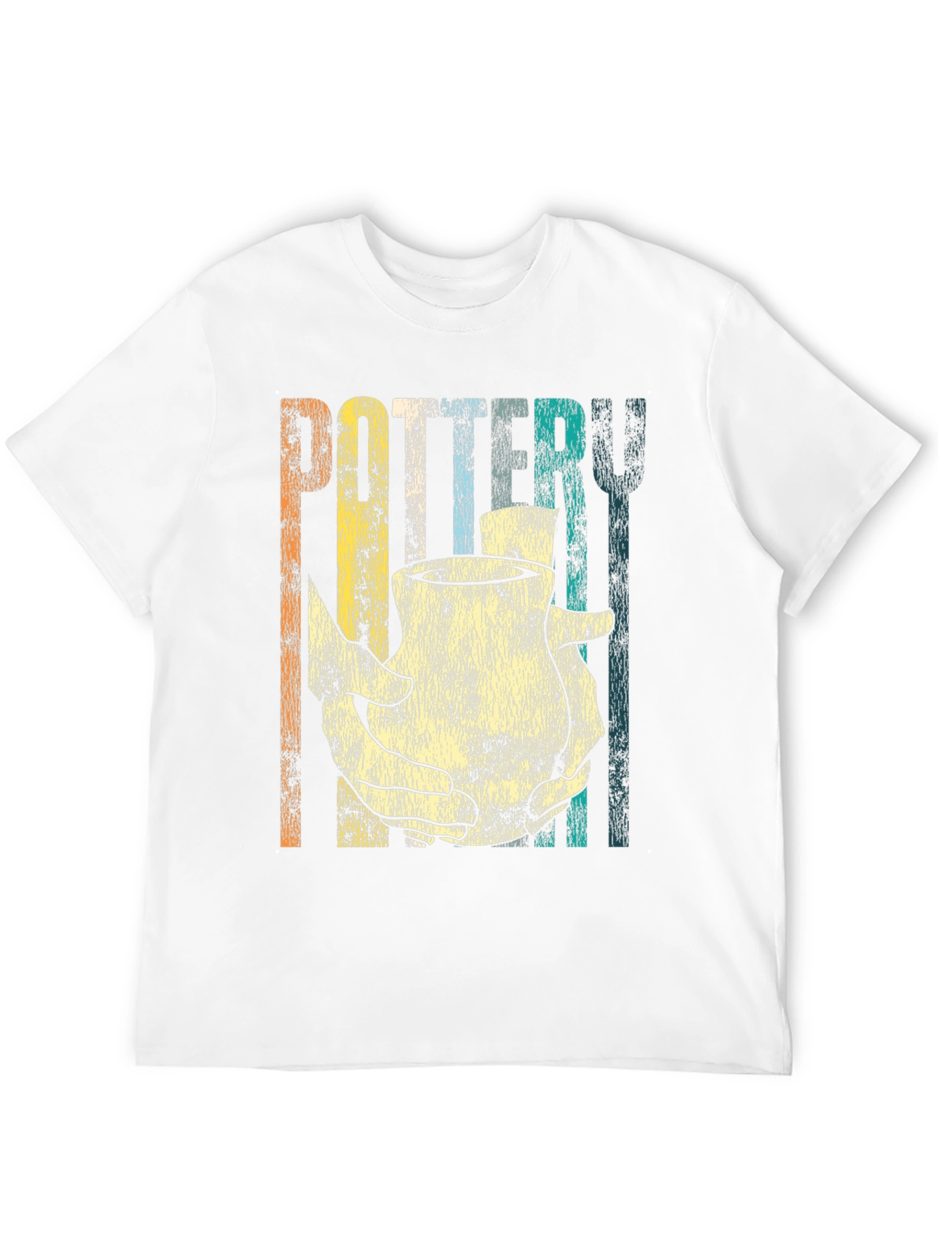 Retro Pottery T-Shirt for Craft Lovers