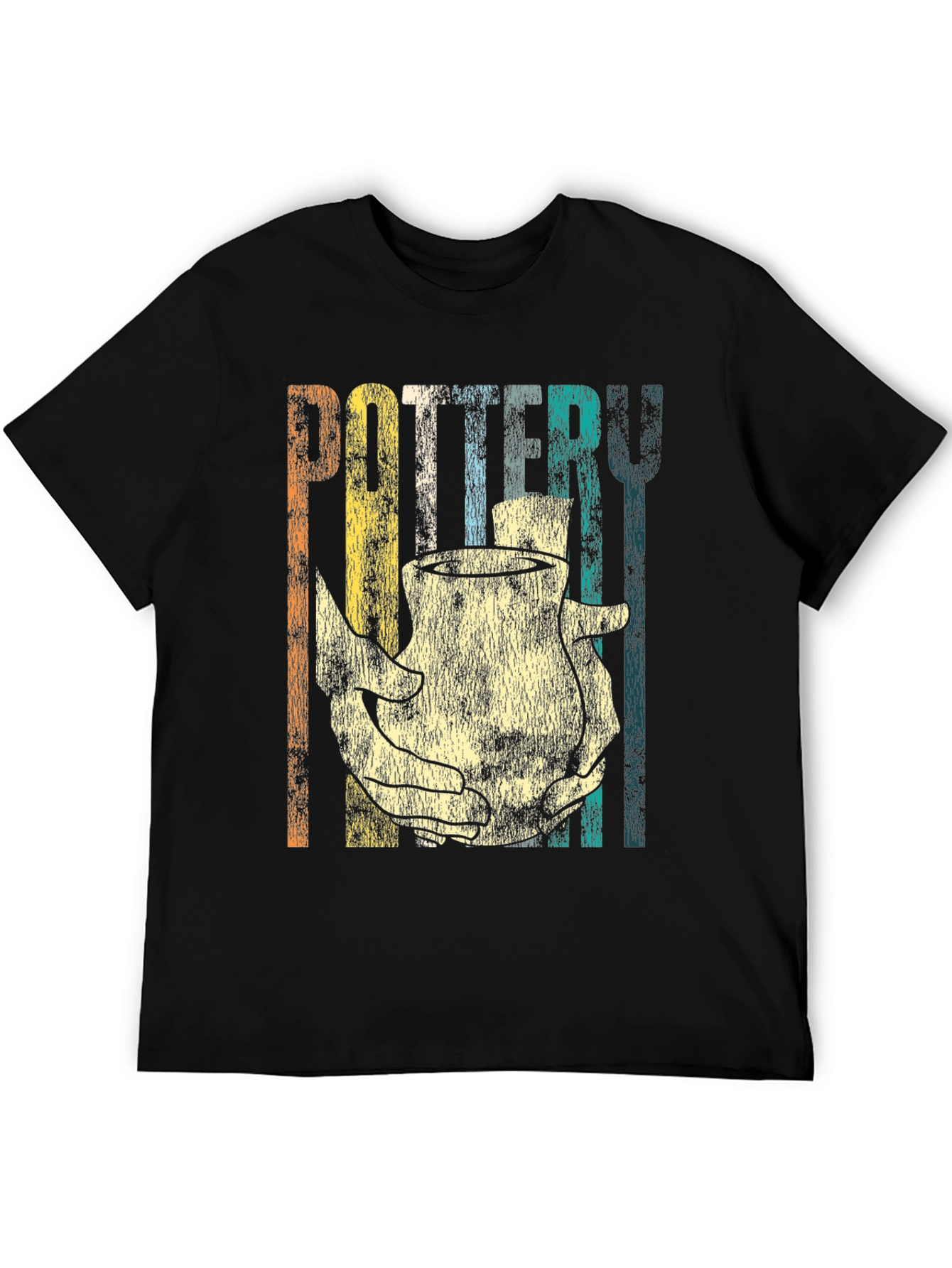 Retro Pottery T-Shirt for Craft Lovers