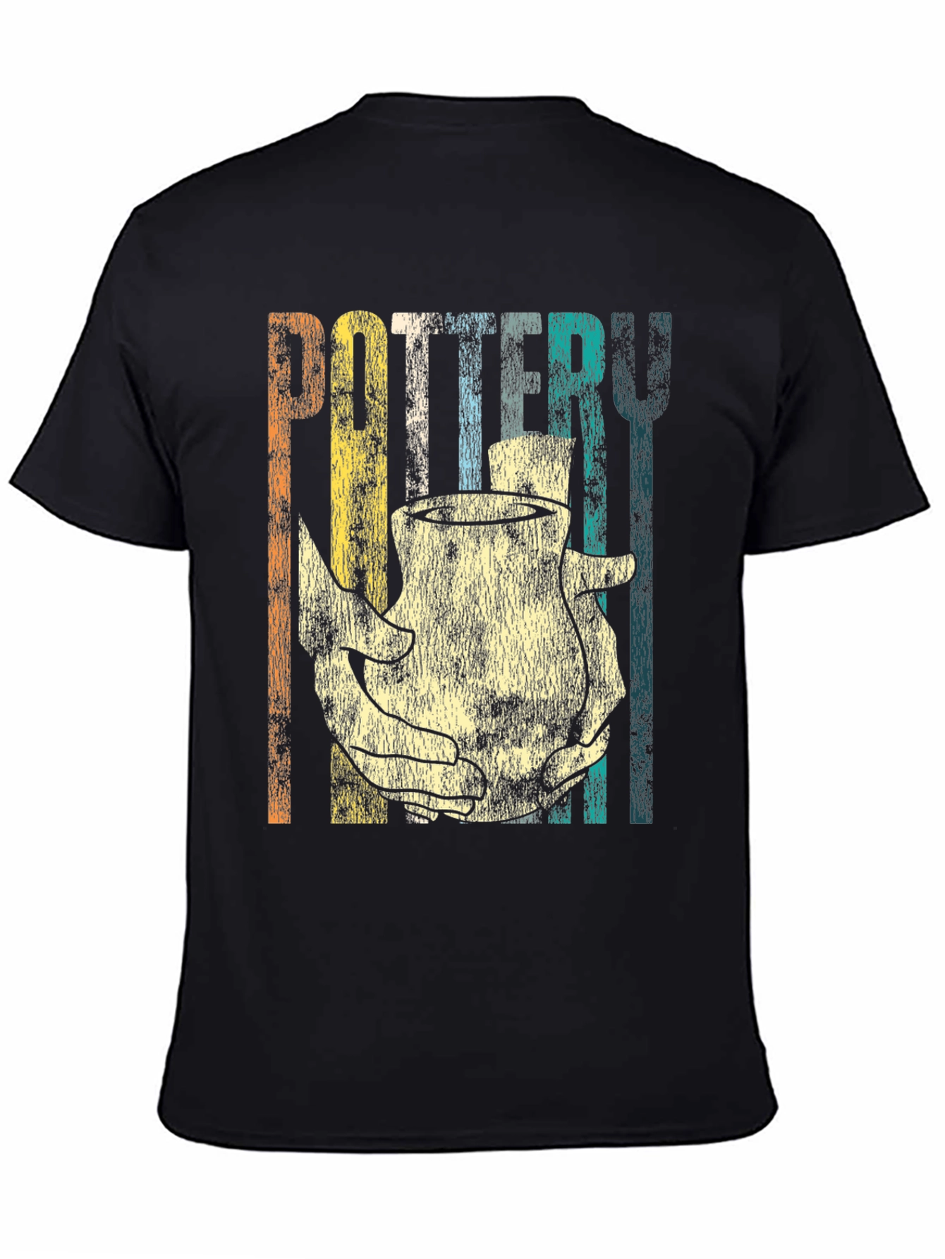 Retro Pottery T-Shirt for Craft Lovers