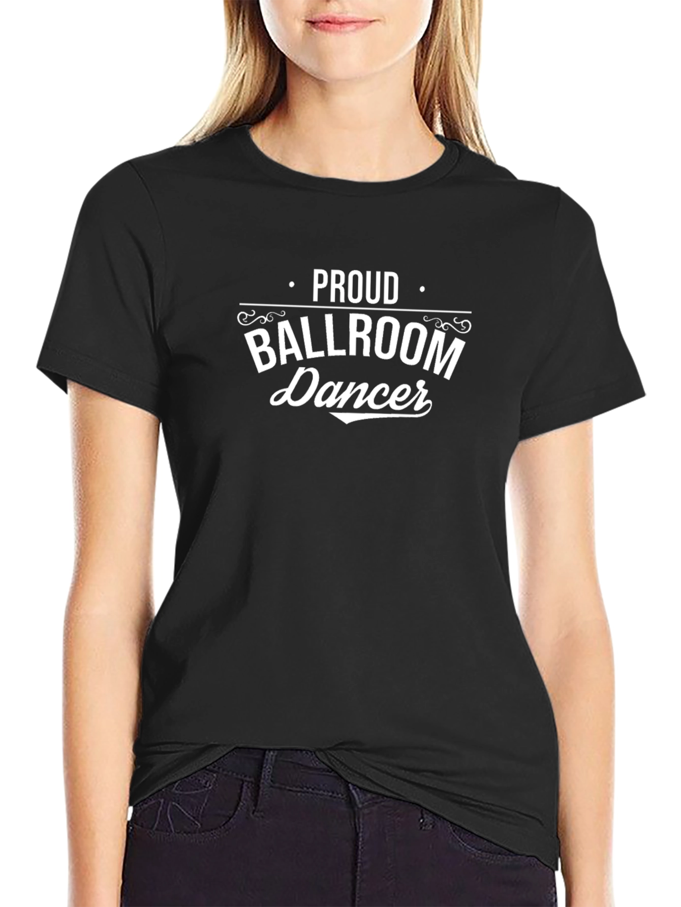 Proud Ballroom Dancer Black T-Shirt