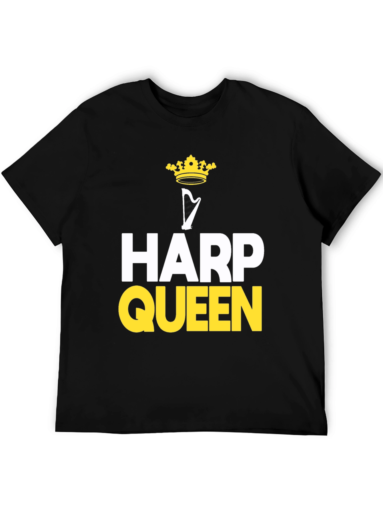 Harp Queen T-Shirt - Musical Instrument Tee