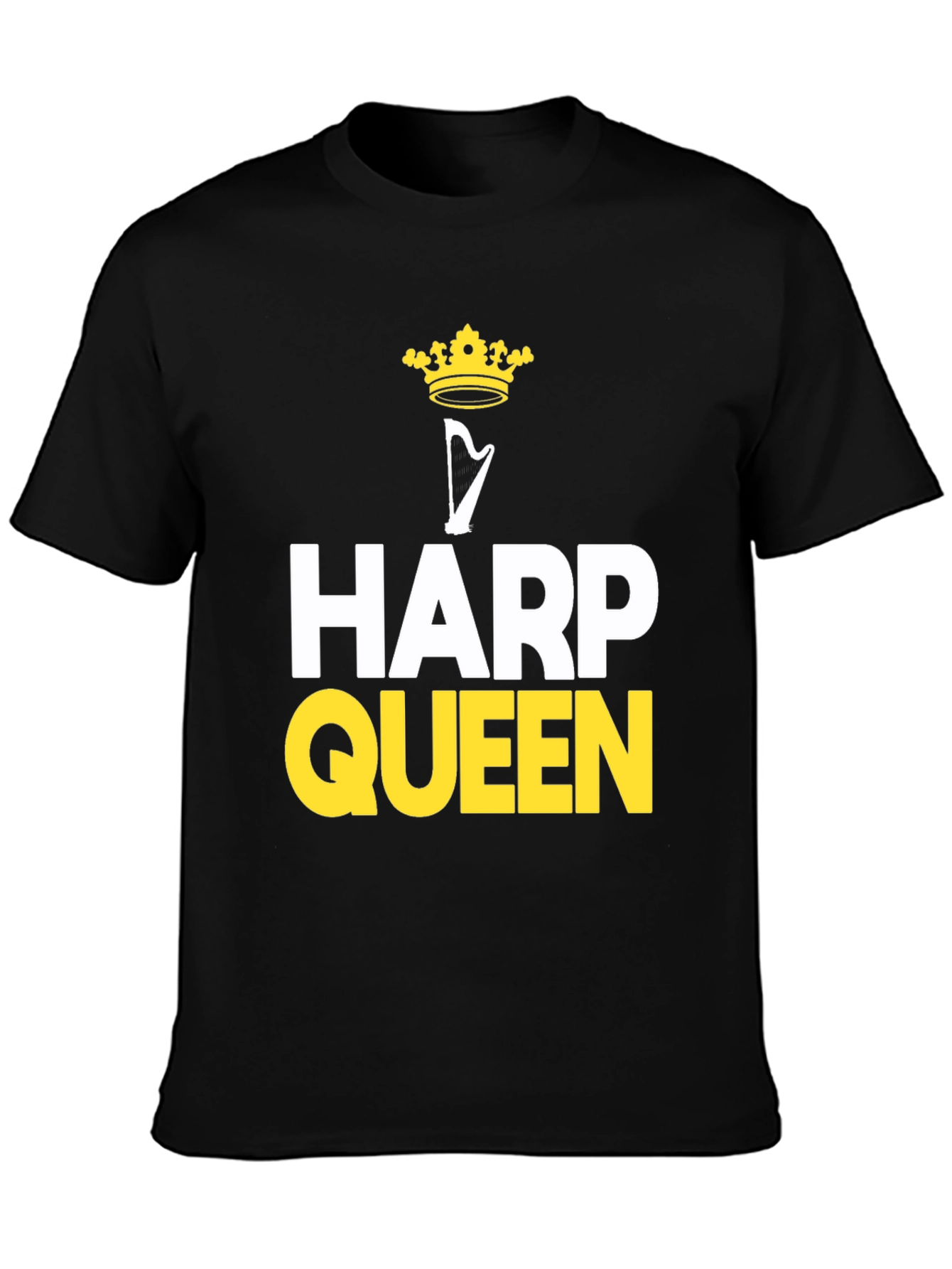 Harp Queen T-Shirt - Musical Instrument Tee