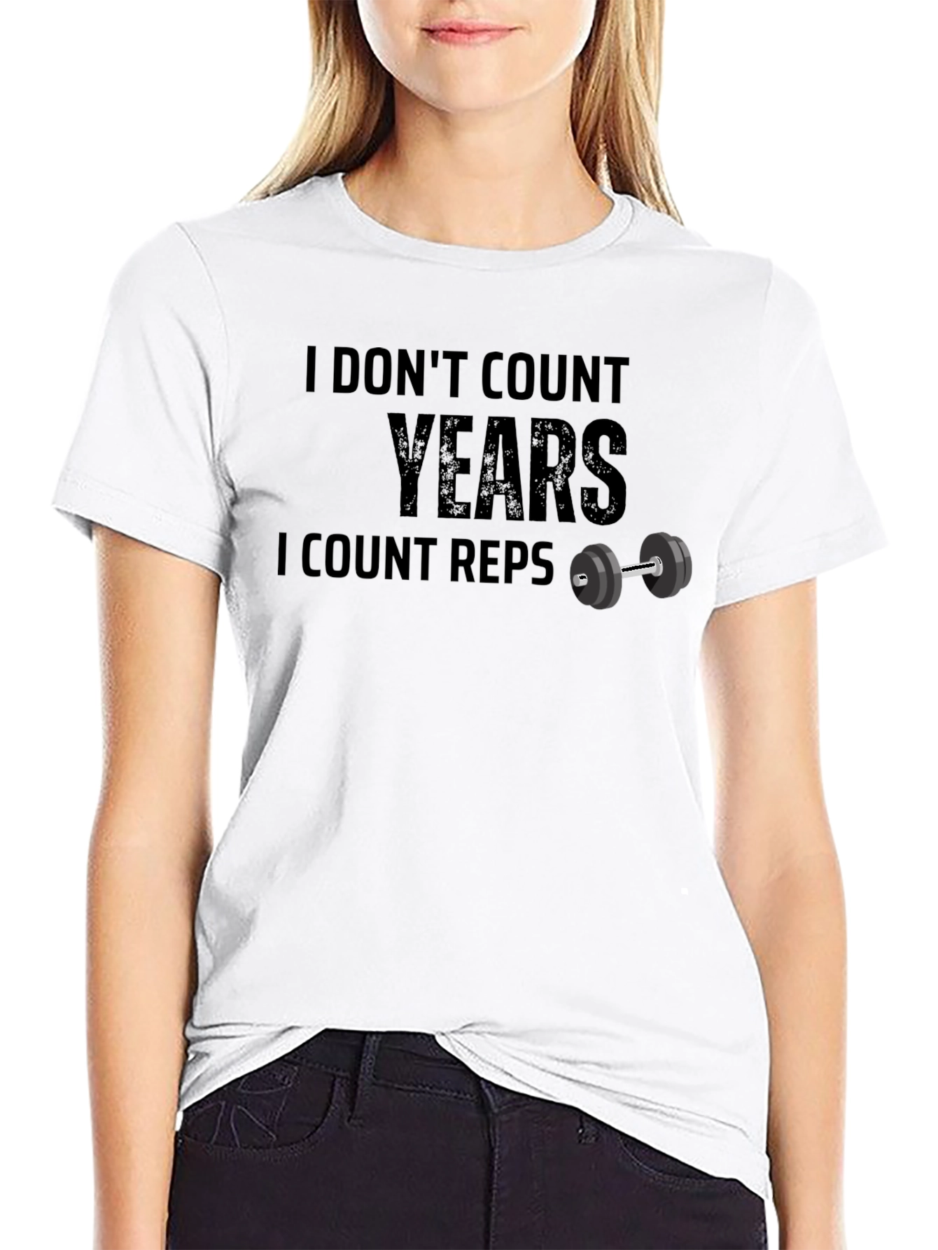 I Dont Count Years T-Shirt - Gym Motivation