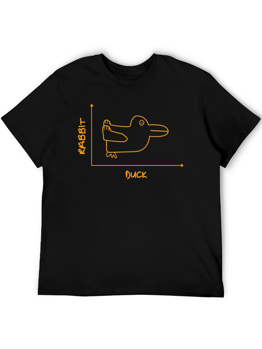 Rabbit Duck T-Shirt - Optical Illusion Graphic Tee