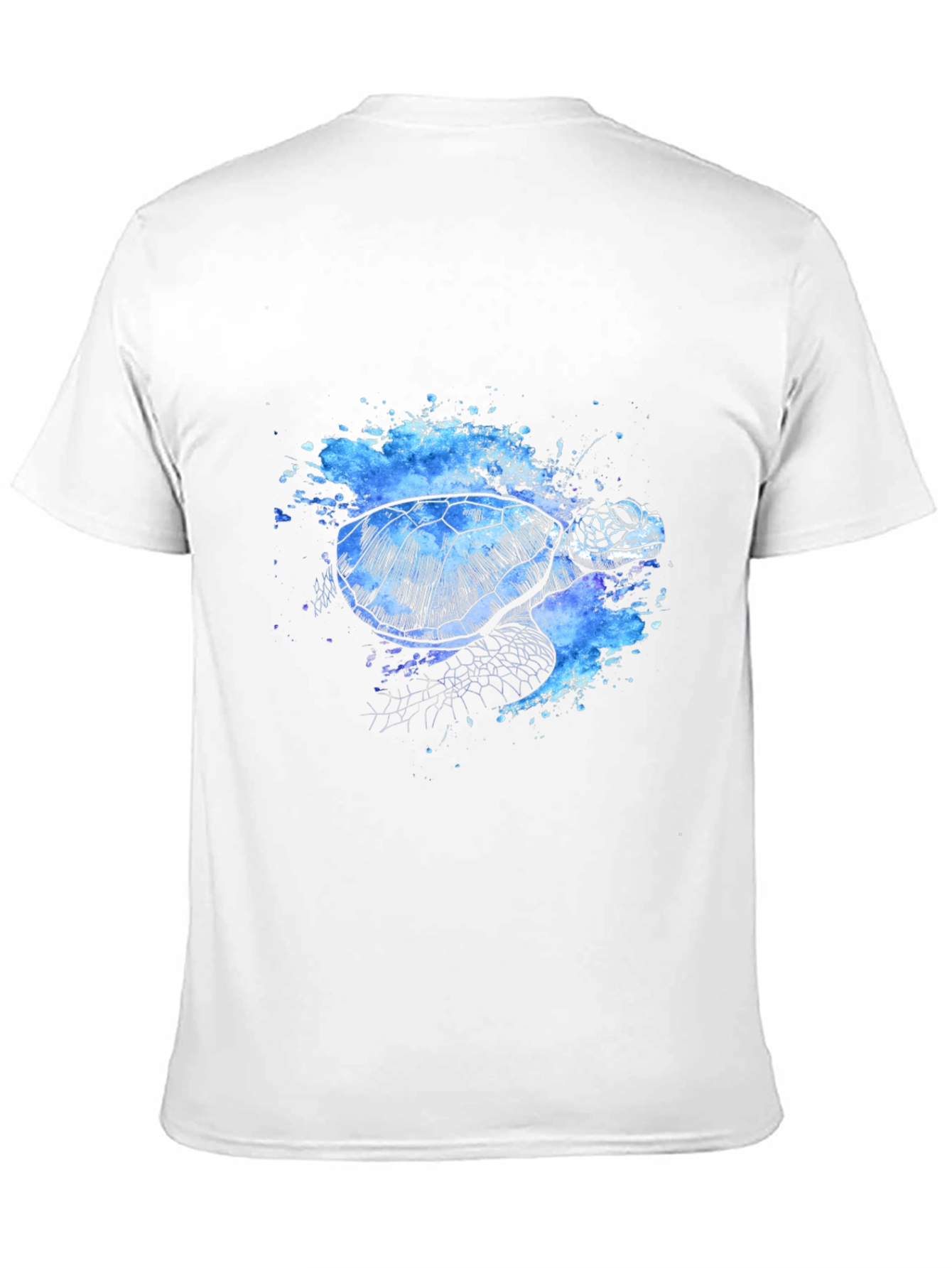 Turtle Splash T-Shirt - Unique Artistic Design