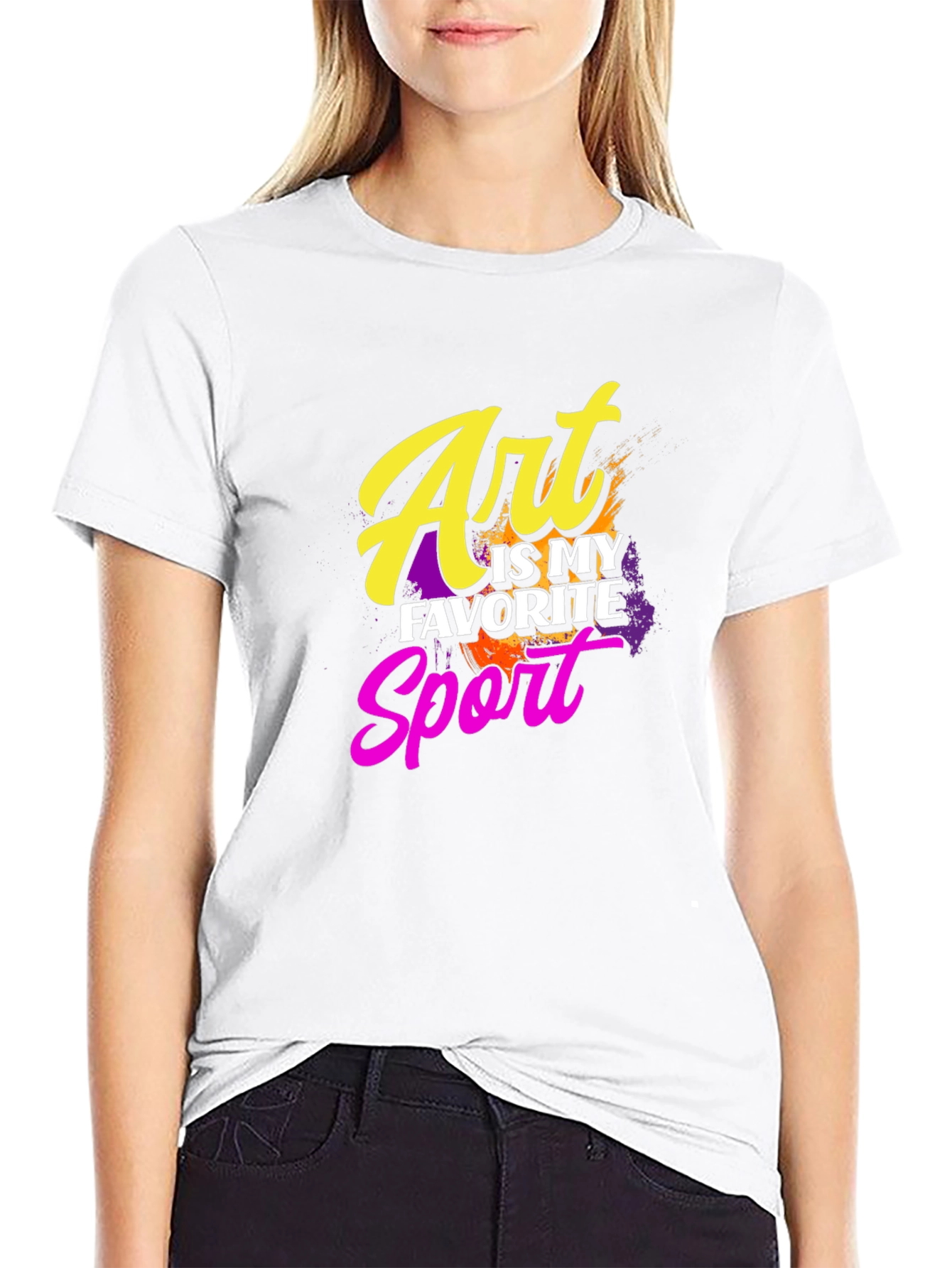Art is My Favorite Sport Graphic Tee