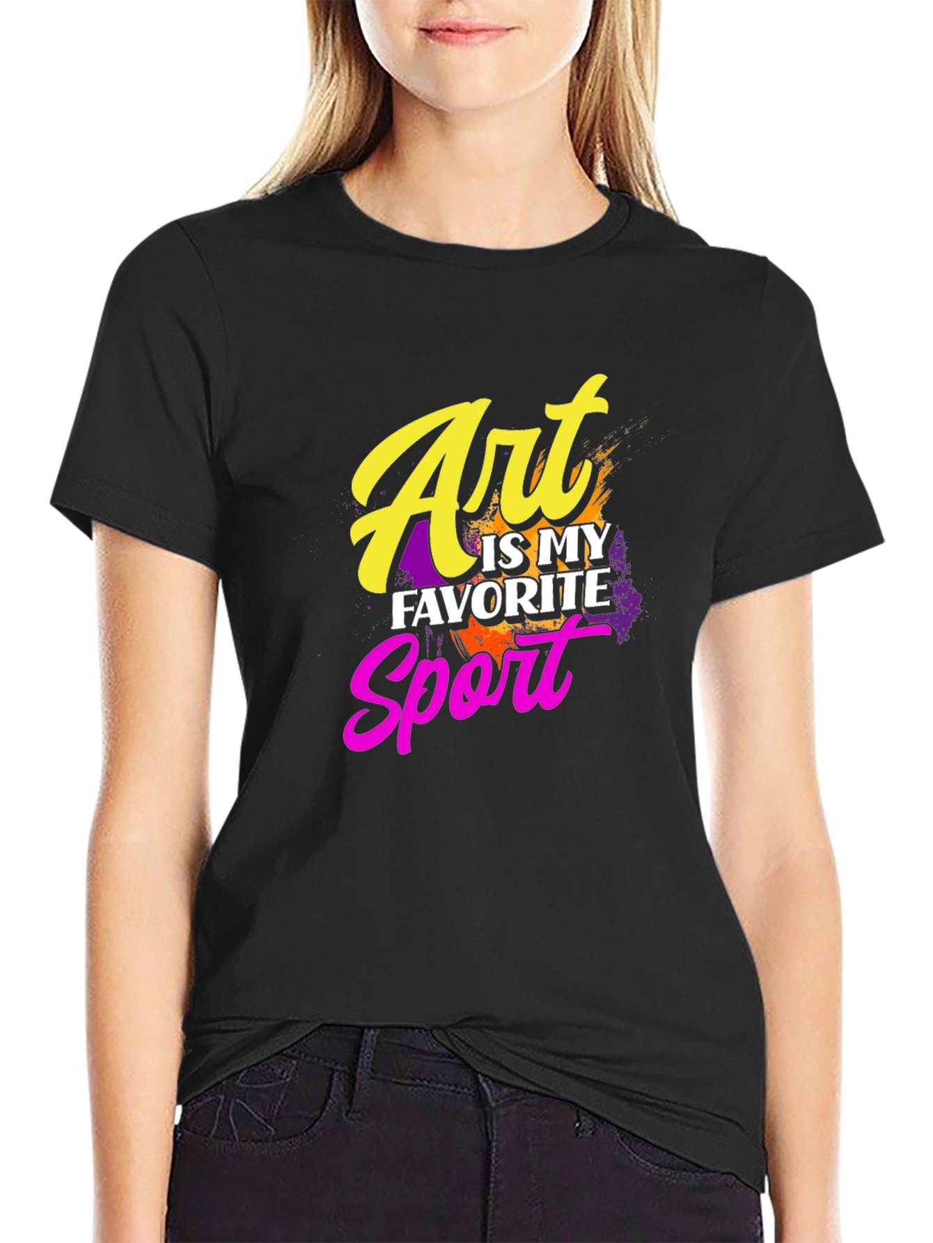 Art is My Favorite Sport Graphic Tee