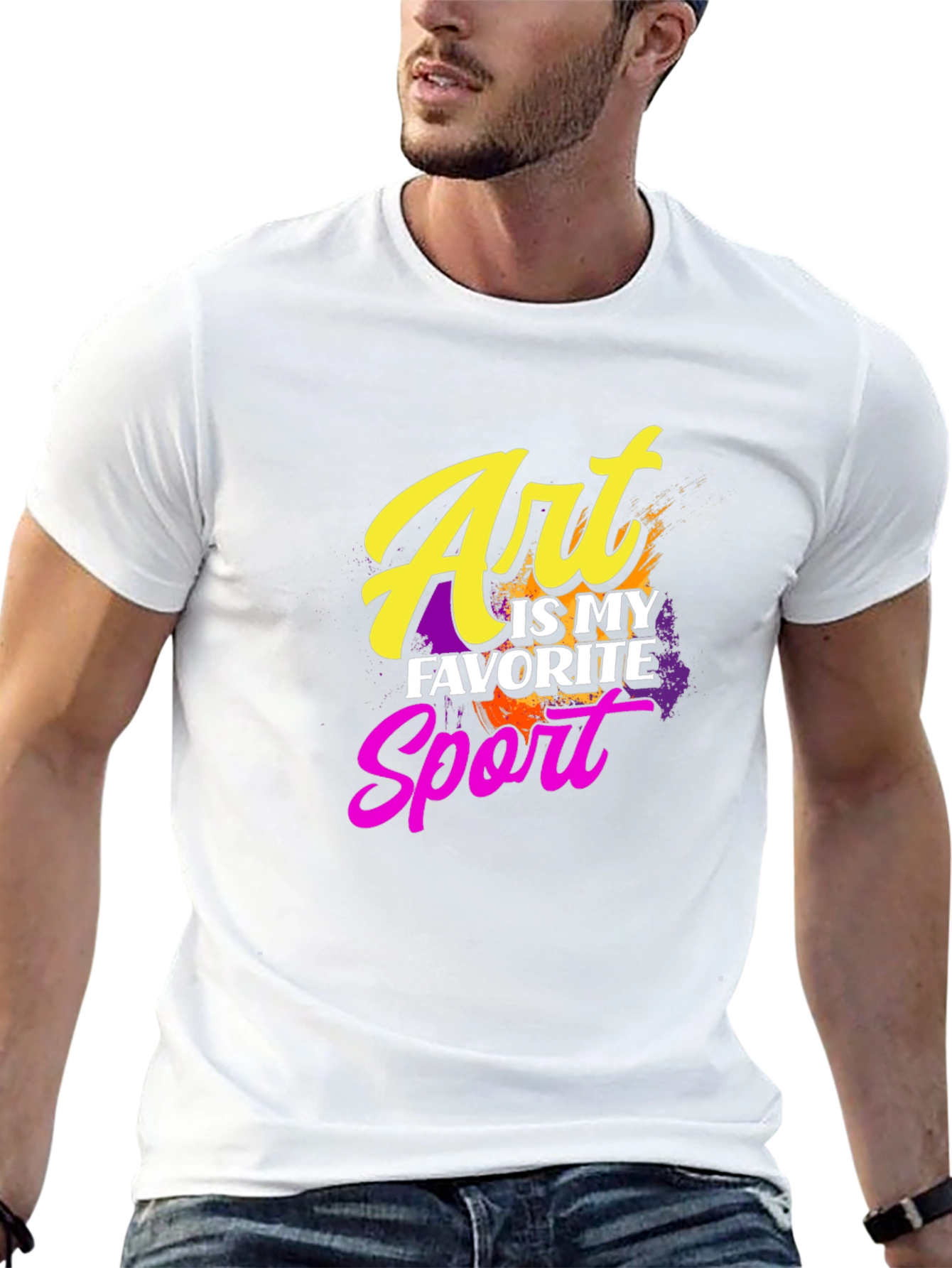 Art is My Favorite Sport Graphic Tee
