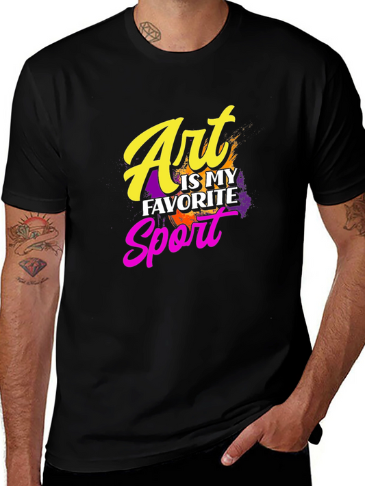 Art is My Favorite Sport Graphic Tee