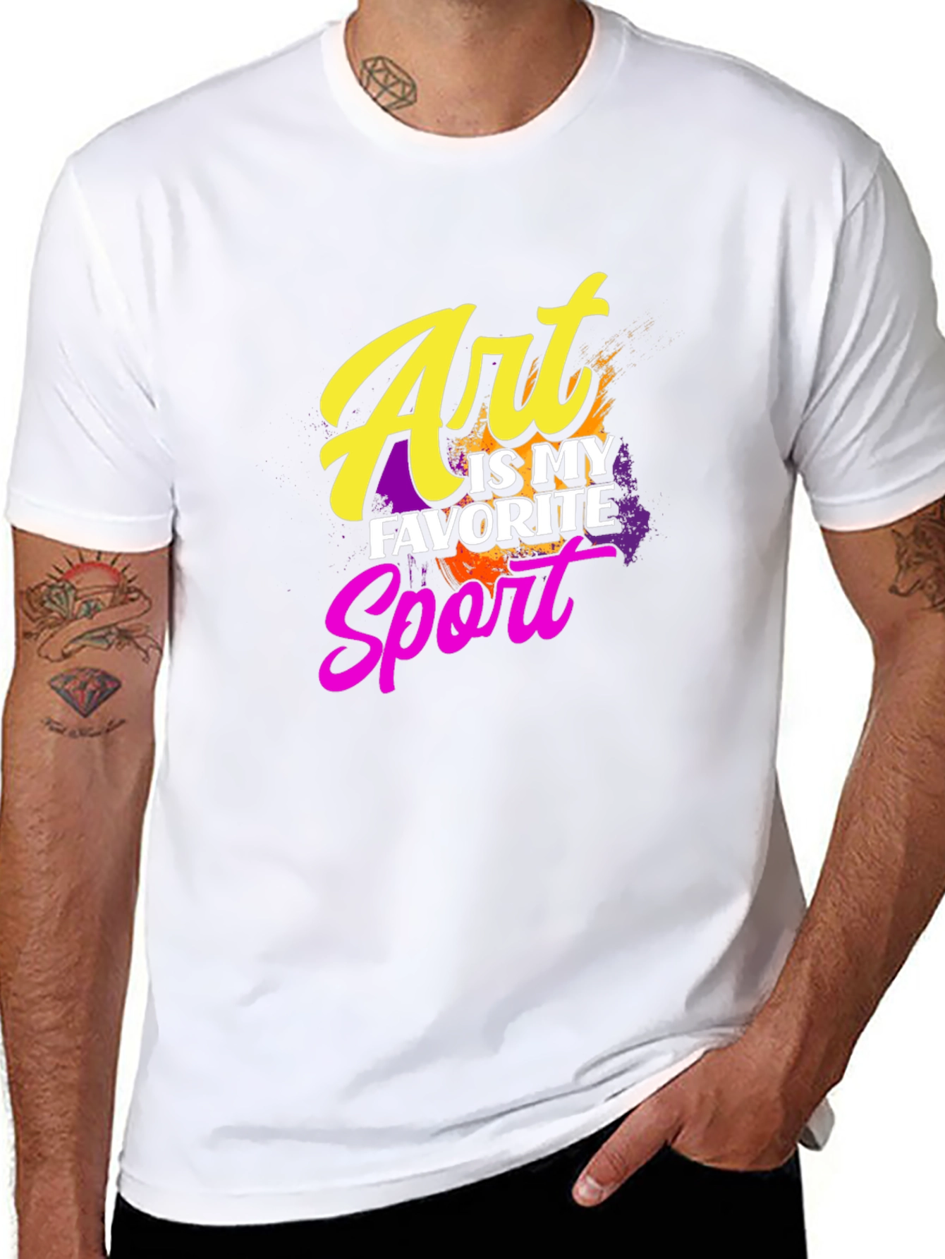 Art is My Favorite Sport Graphic Tee