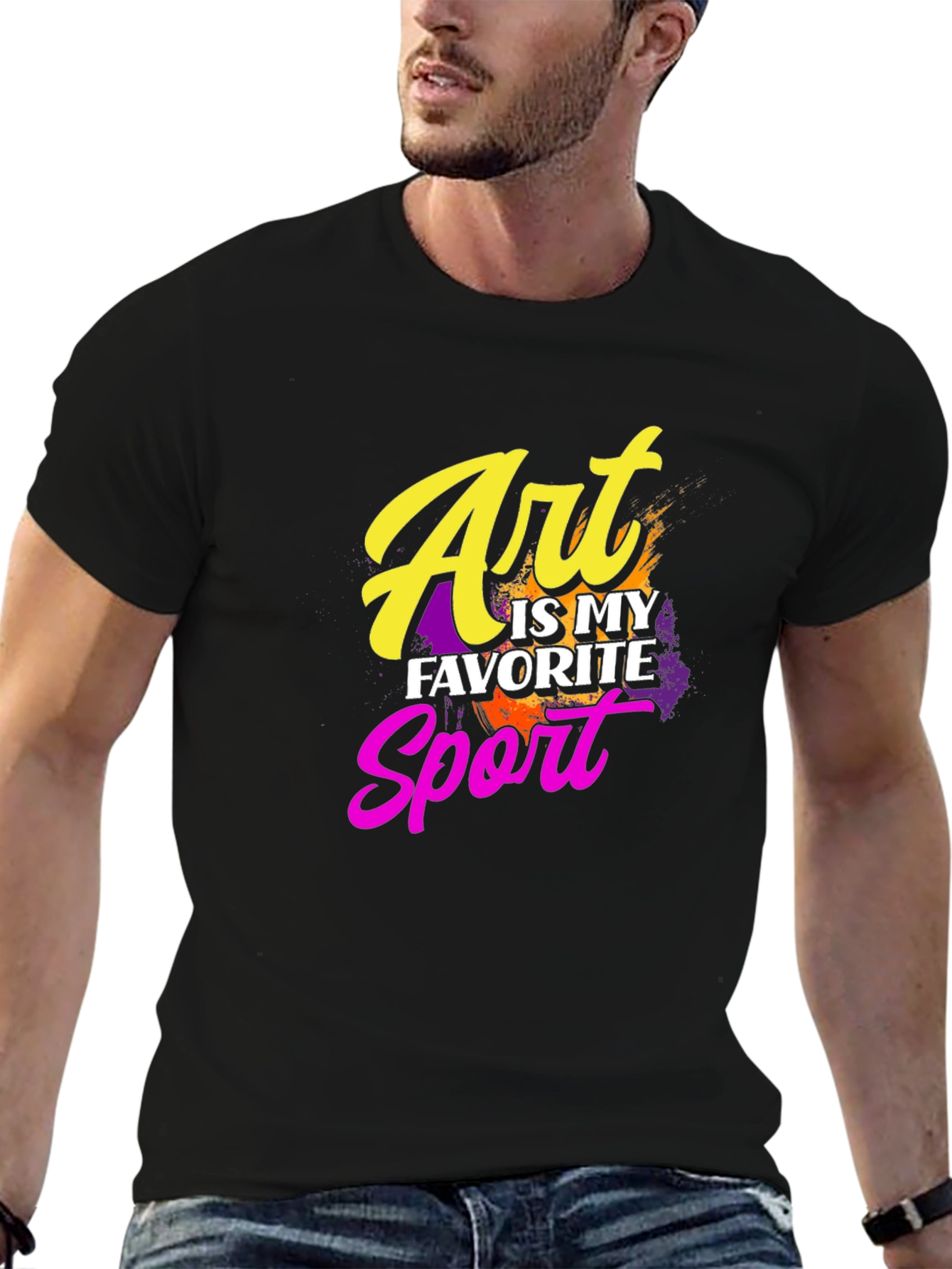 Art is My Favorite Sport Graphic Tee