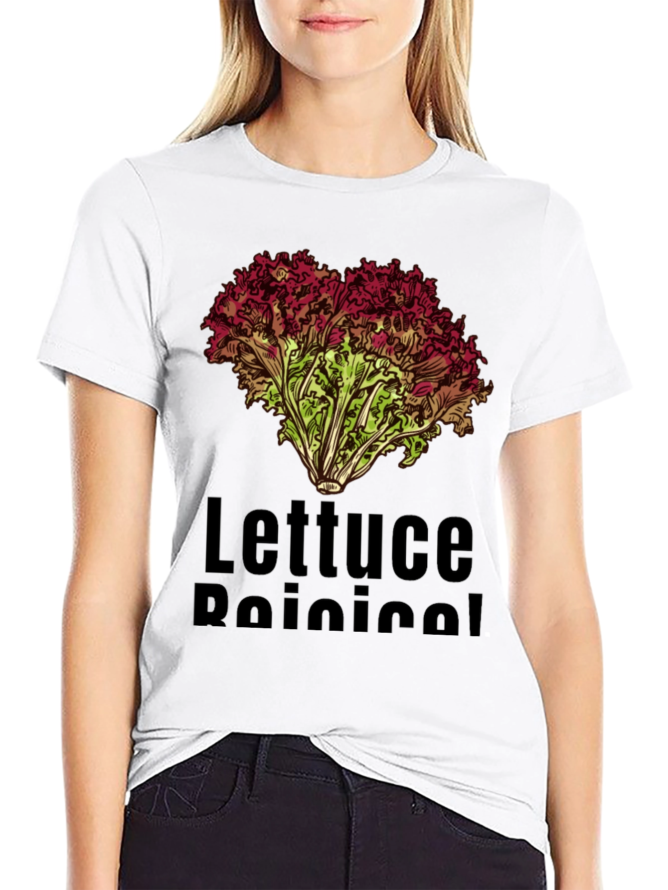 Lettuce Botanical T-Shirt Black