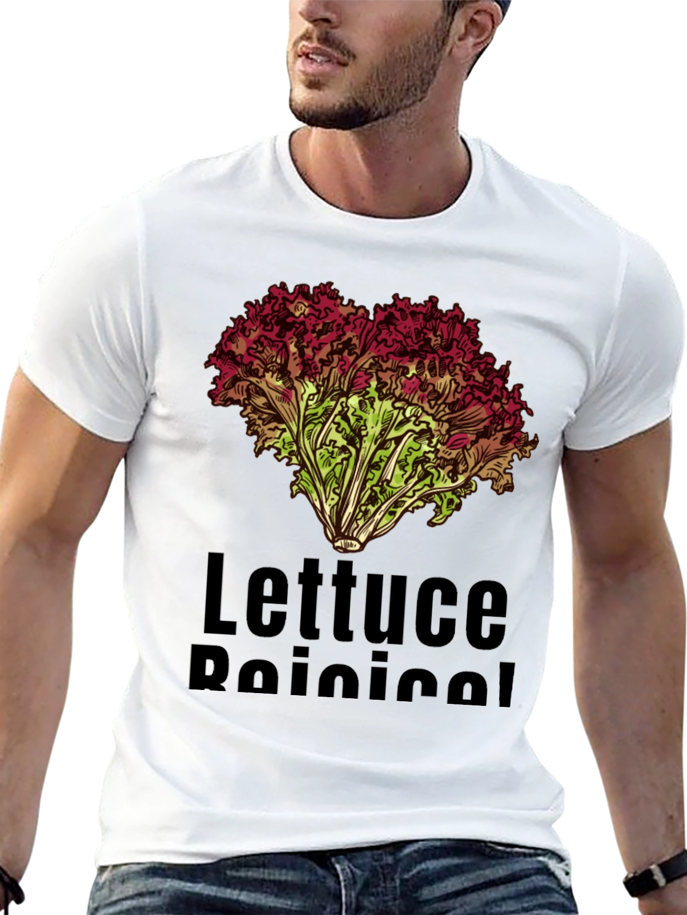 Lettuce Botanical T-Shirt Black