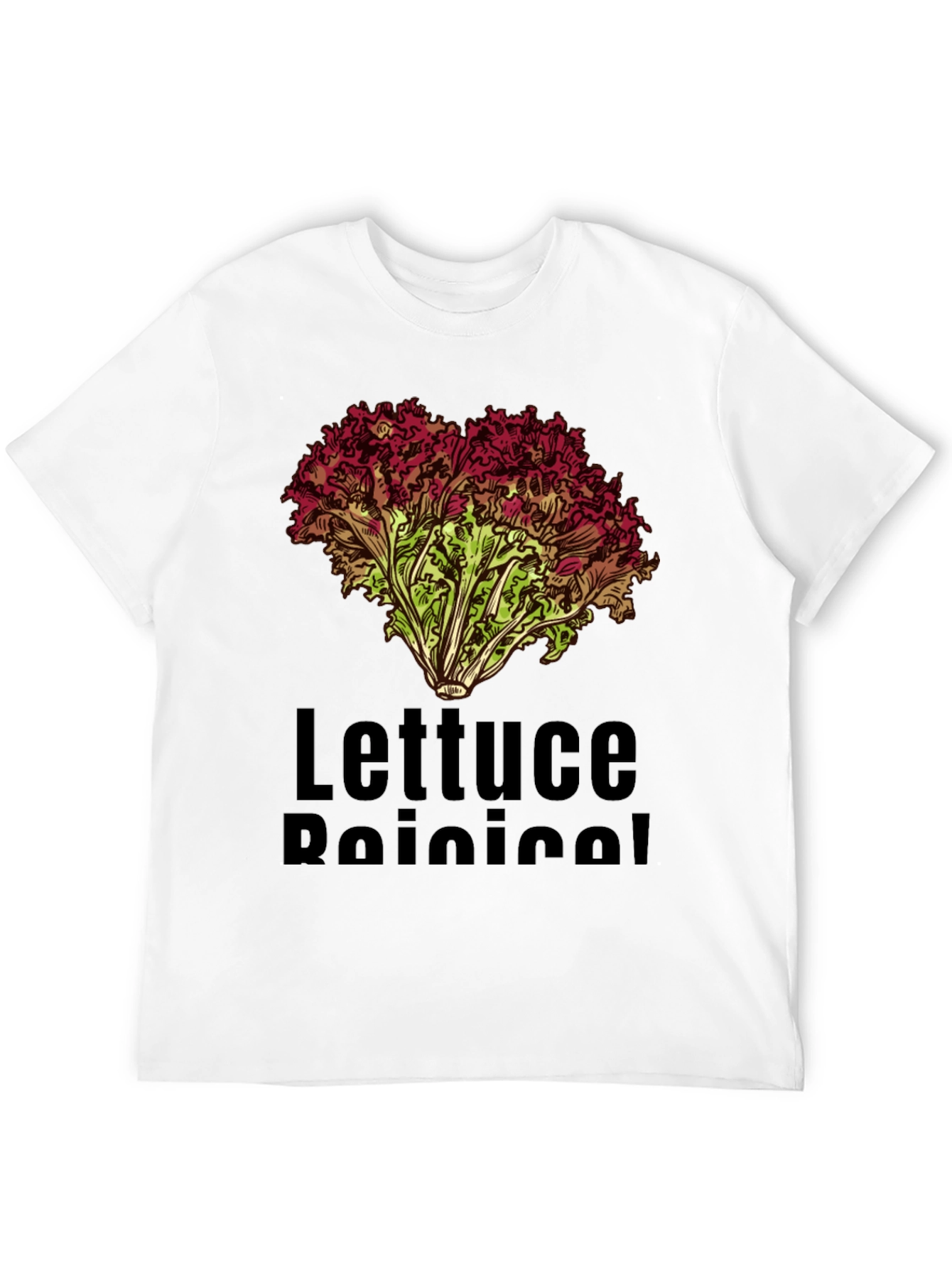 Lettuce Botanical T-Shirt Black