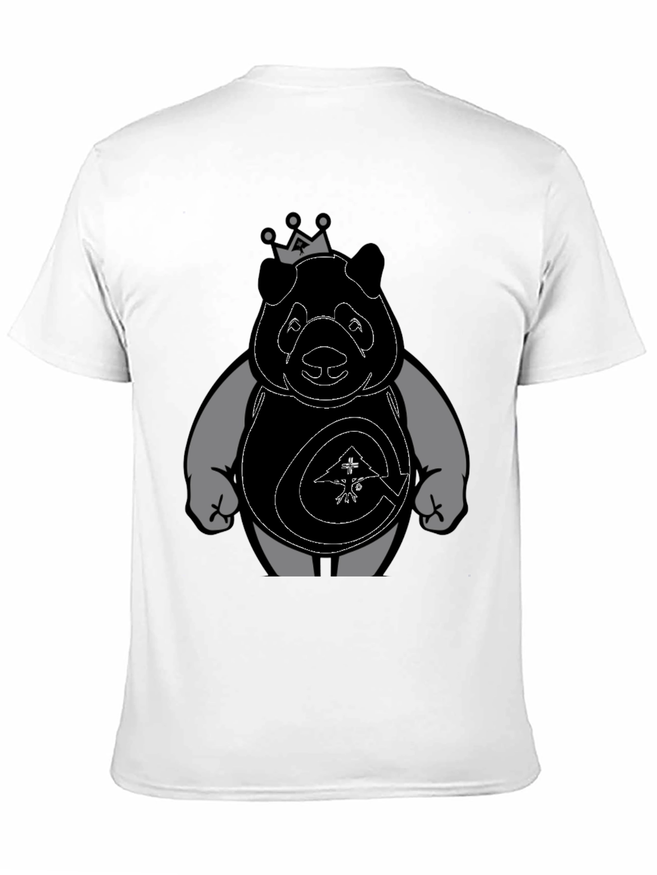 King Panda Graphic Print Tee