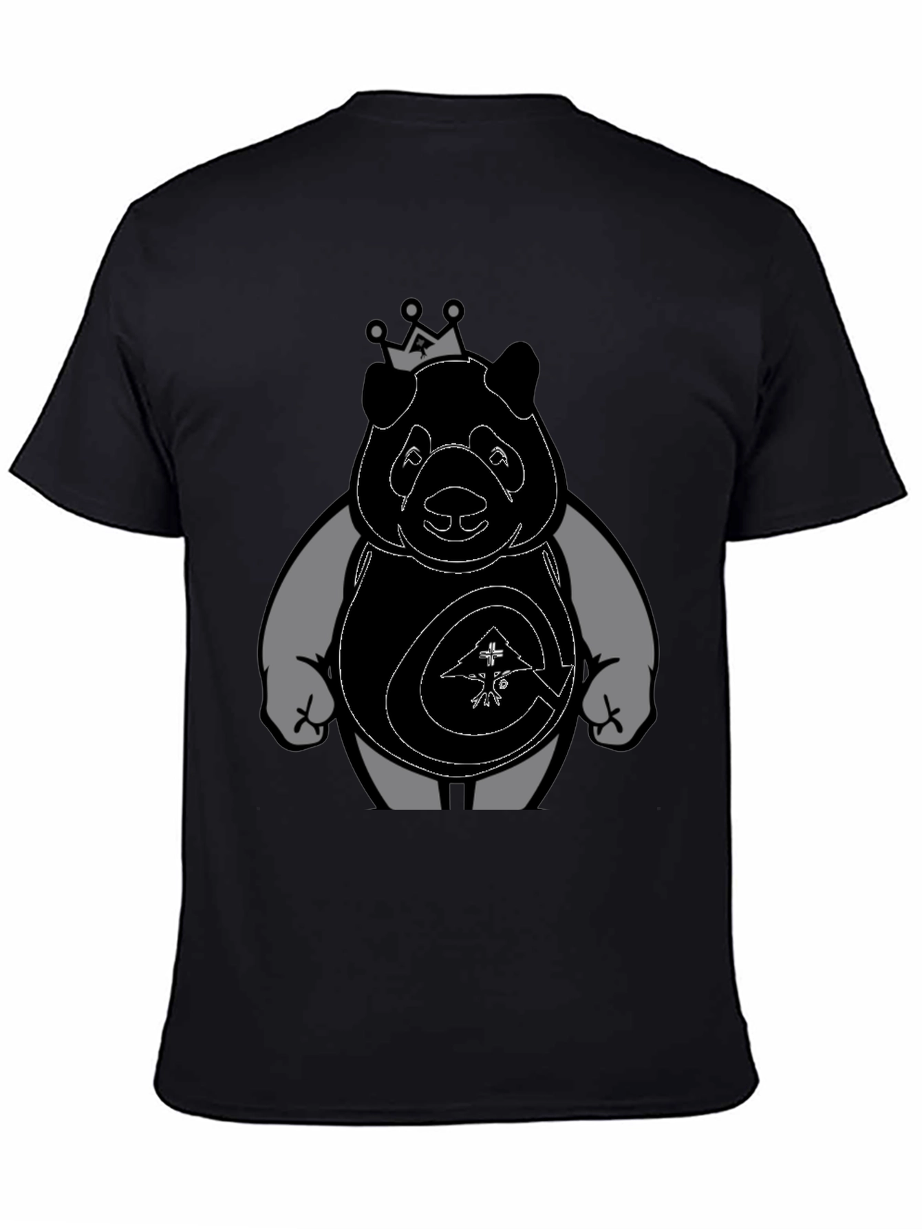 King Panda Graphic Print Tee