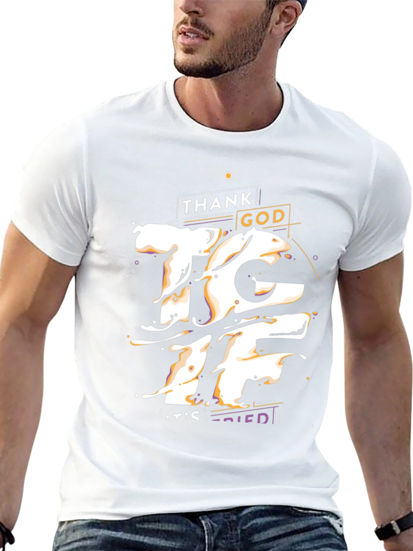 Thank God Its Fried Graphic T-Shirt
