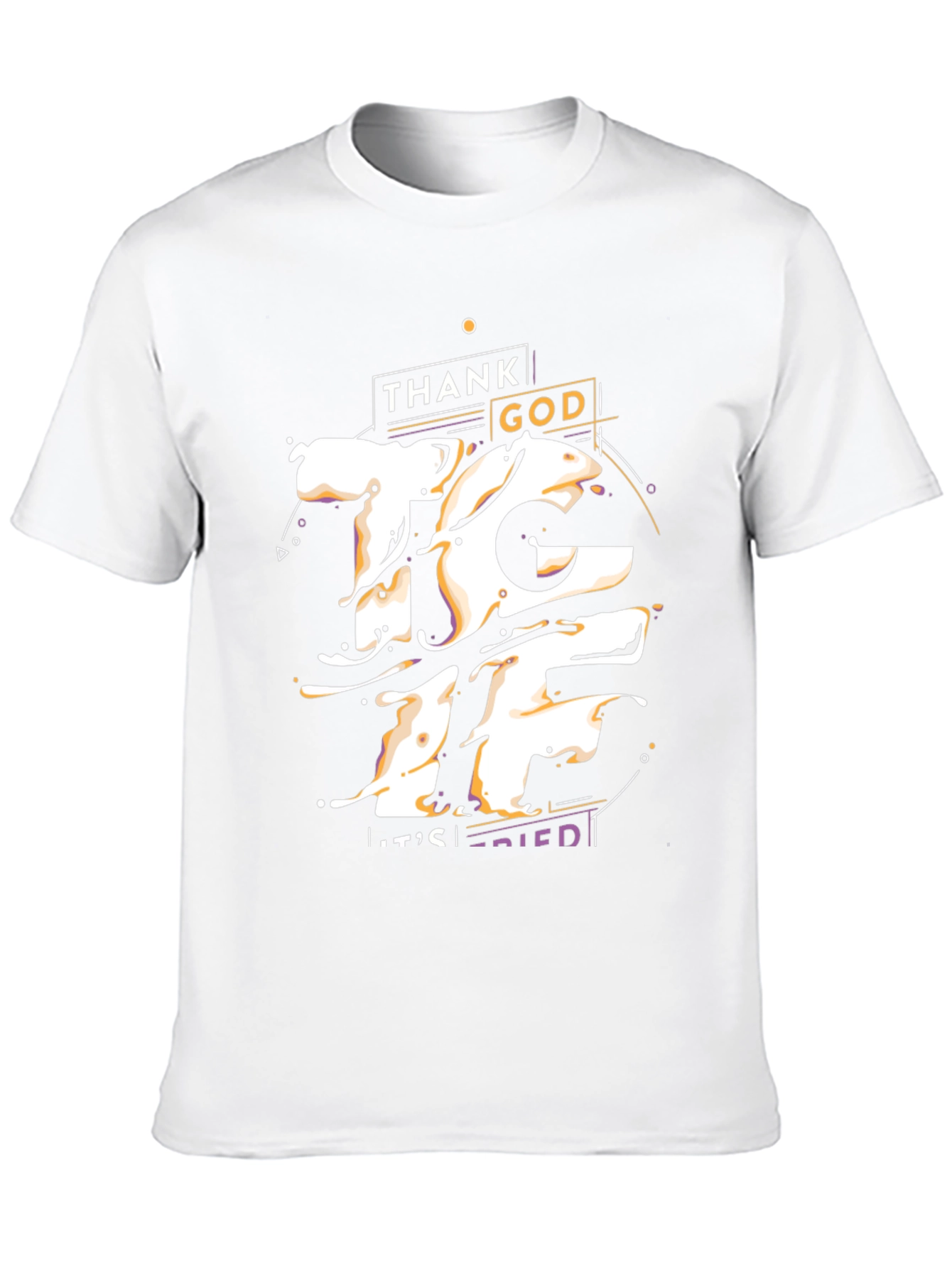 Thank God Its Fried Graphic T-Shirt