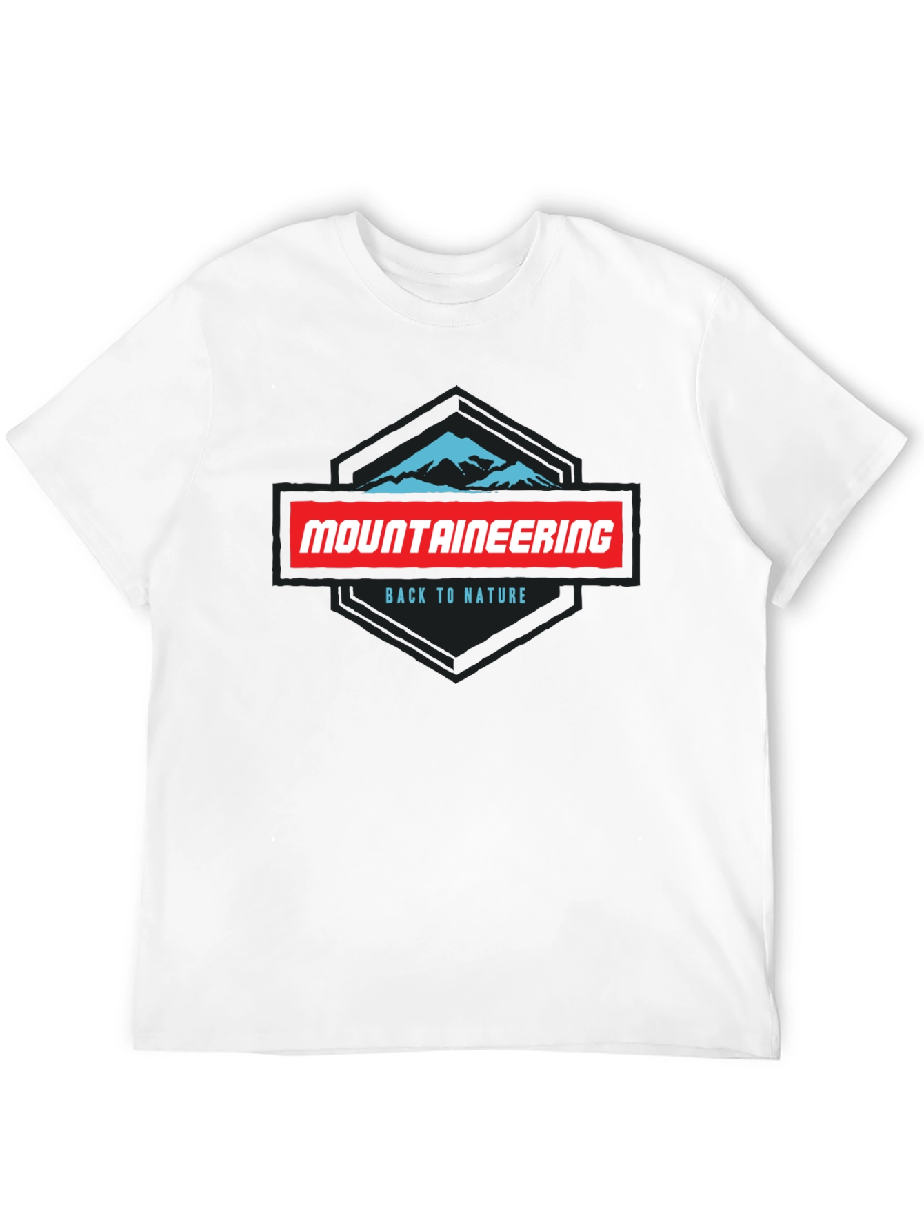 Mountaineering Back to Nature Black Graphic Tee