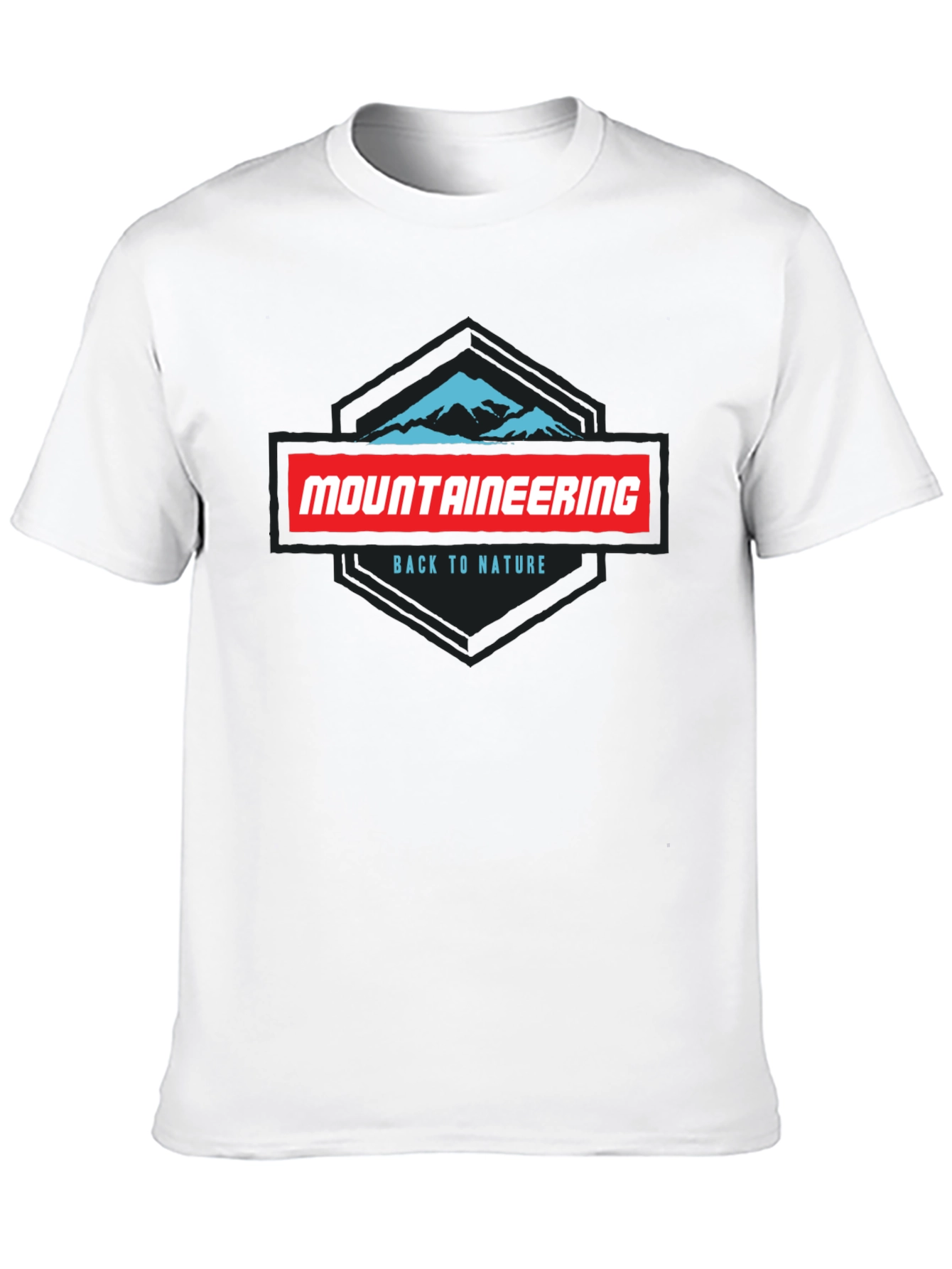 Mountaineering Back to Nature Black Graphic Tee