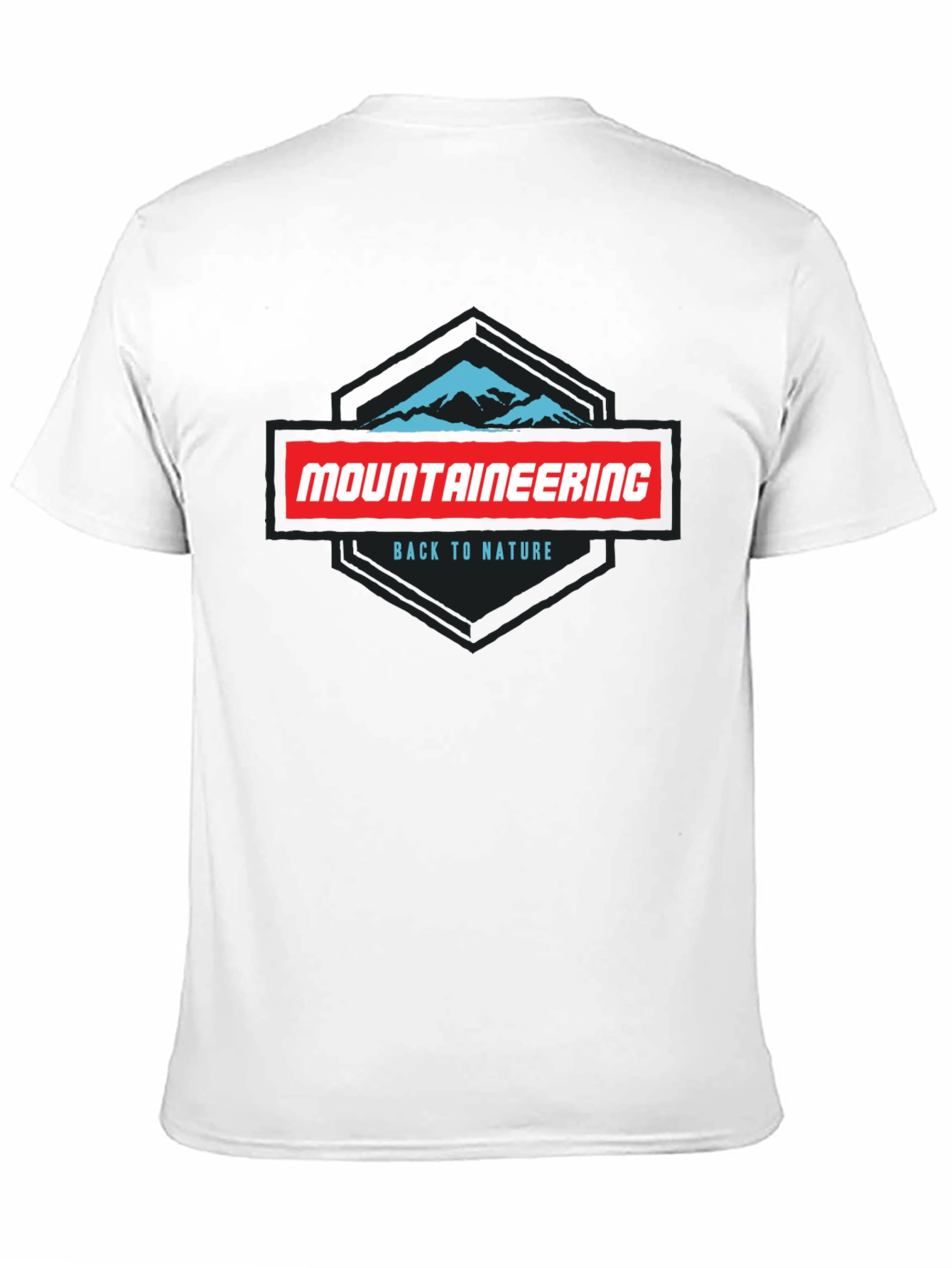 Mountaineering Back to Nature Black Graphic Tee