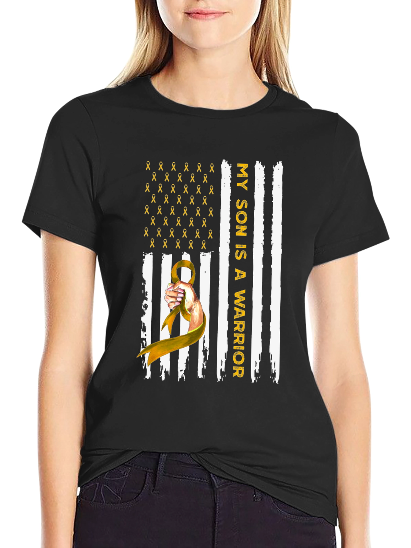 My Son Is A Warrior Awareness Ribbon T-Shirt