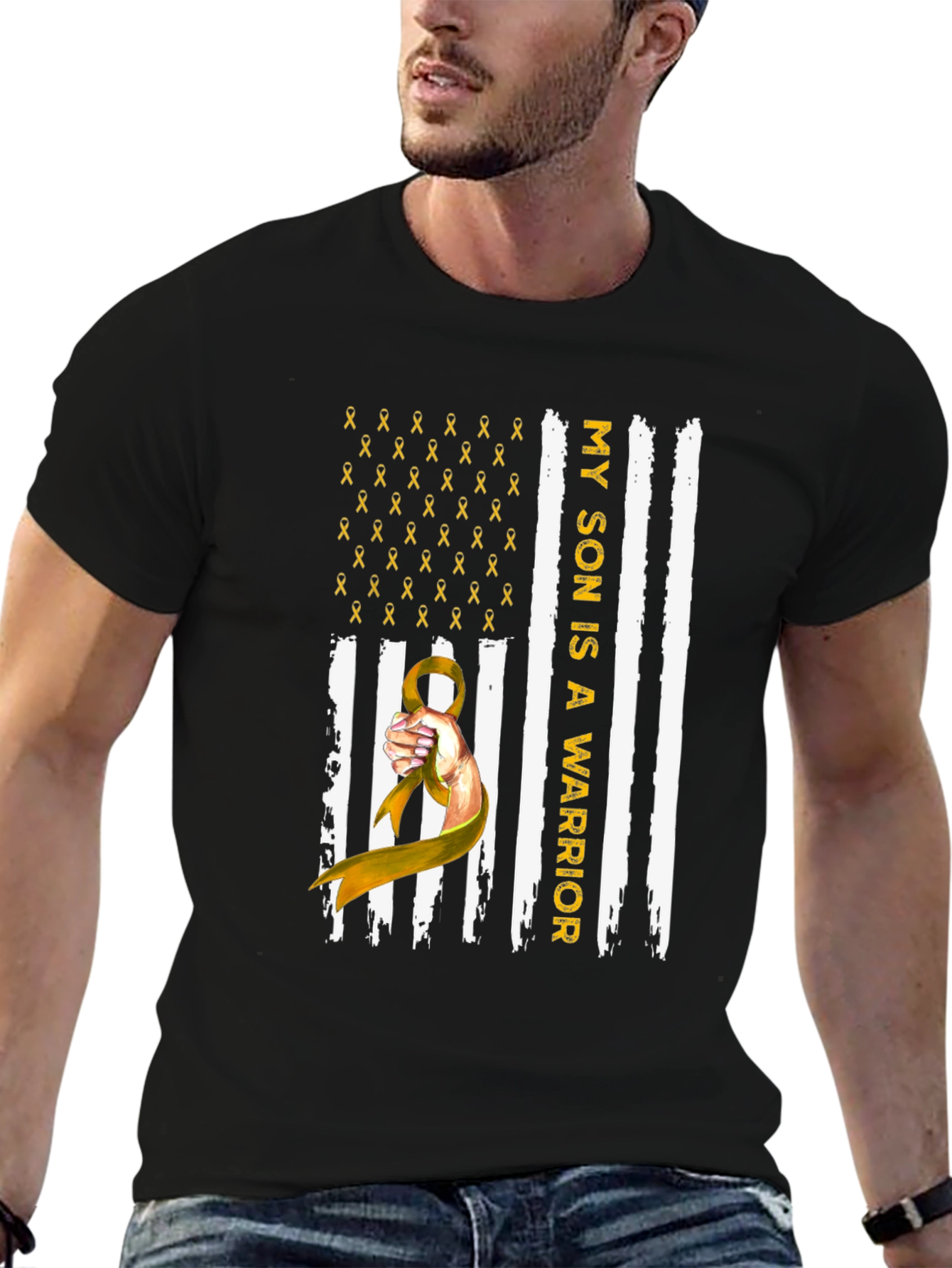 My Son Is A Warrior Awareness Ribbon T-Shirt