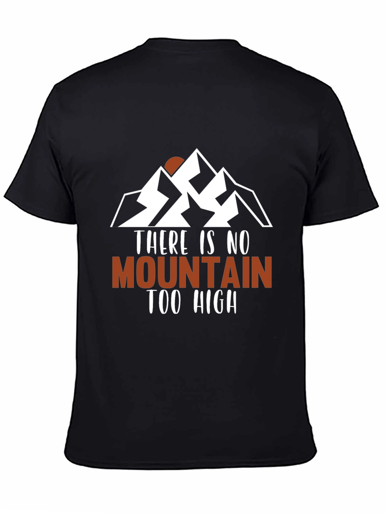 Mountain Graphic Mens Black T-Shirt