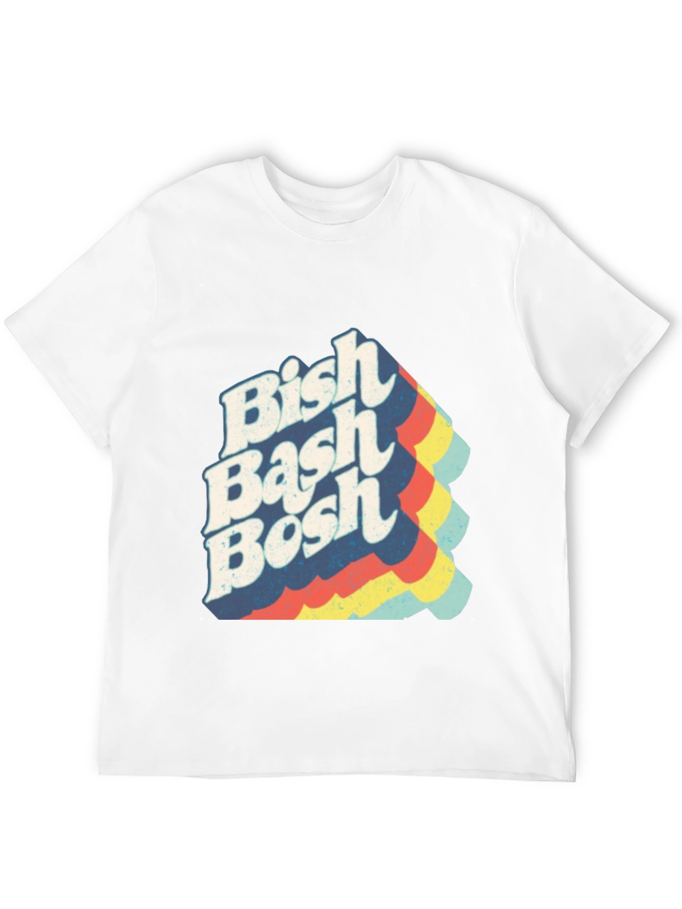 Bish Bash Bosh Retro T-Shirt - Classic Style