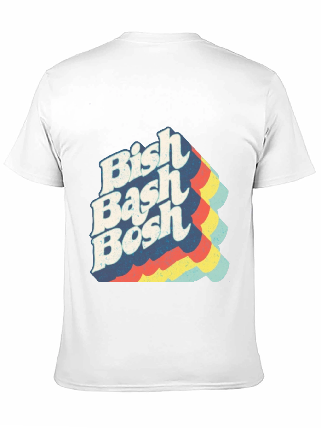 Bish Bash Bosh Retro T-Shirt - Classic Style