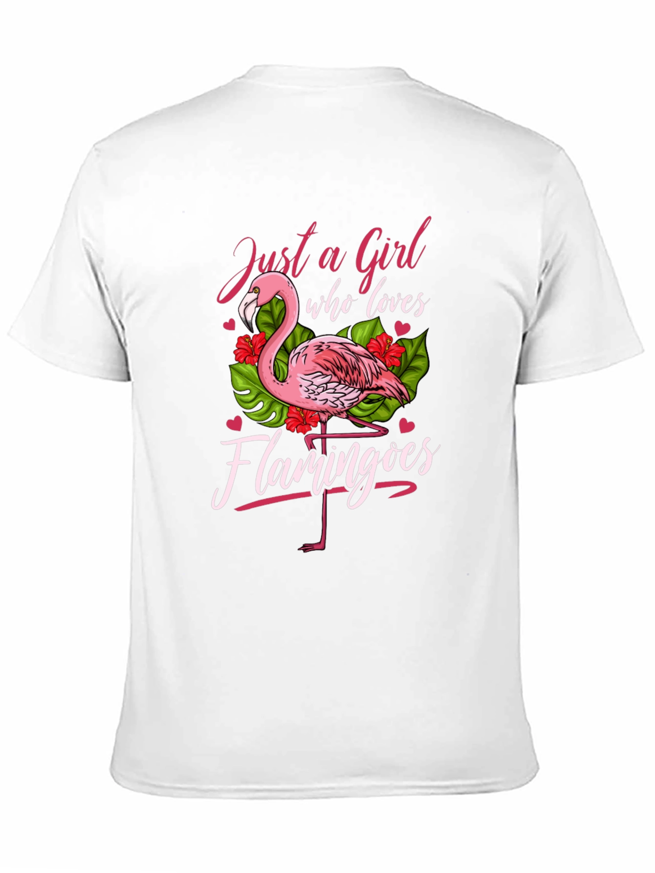 Just a Girl Who Loves Flamingos T-Shirt