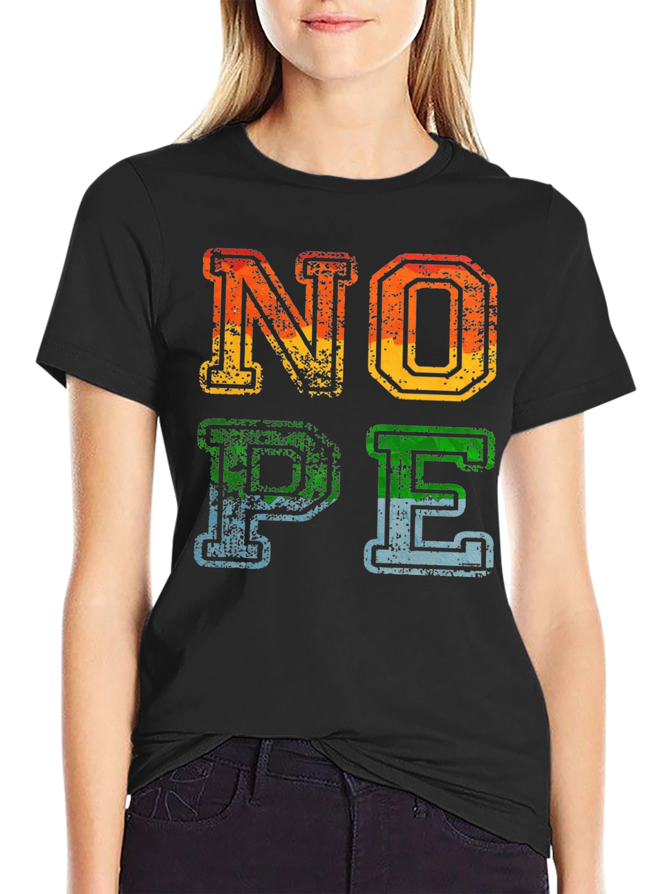 Retro NOPE Graphic T-Shirt