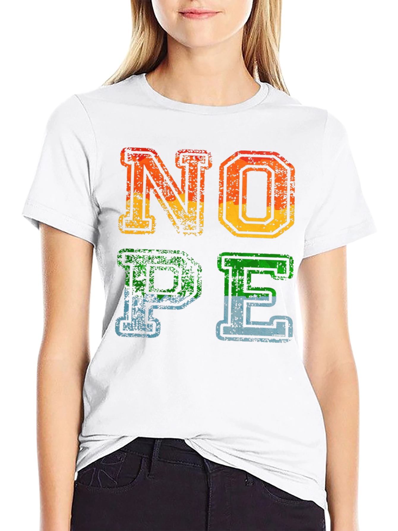 Retro NOPE Graphic T-Shirt