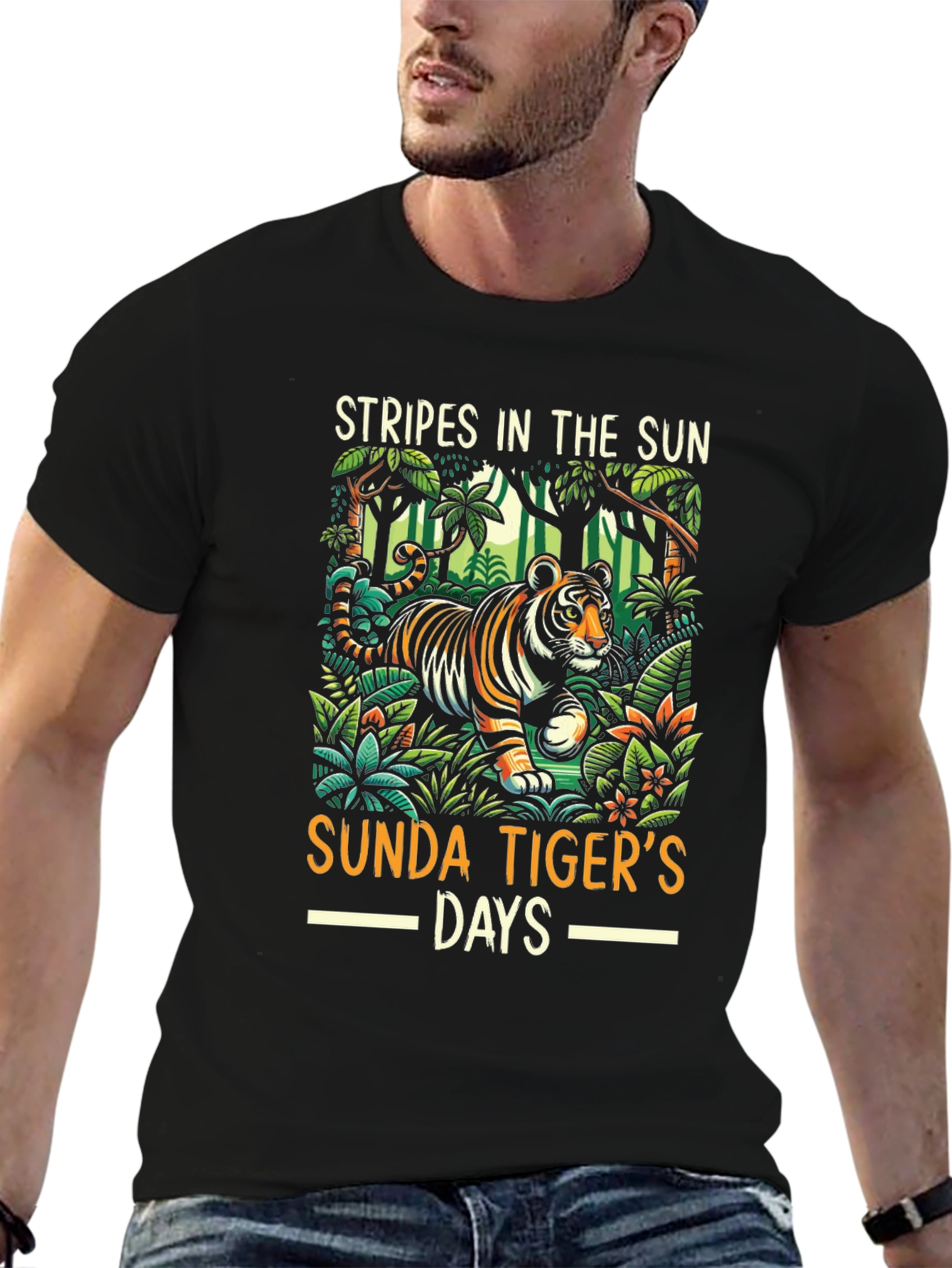 Stripes in the Sun Graphic Tee