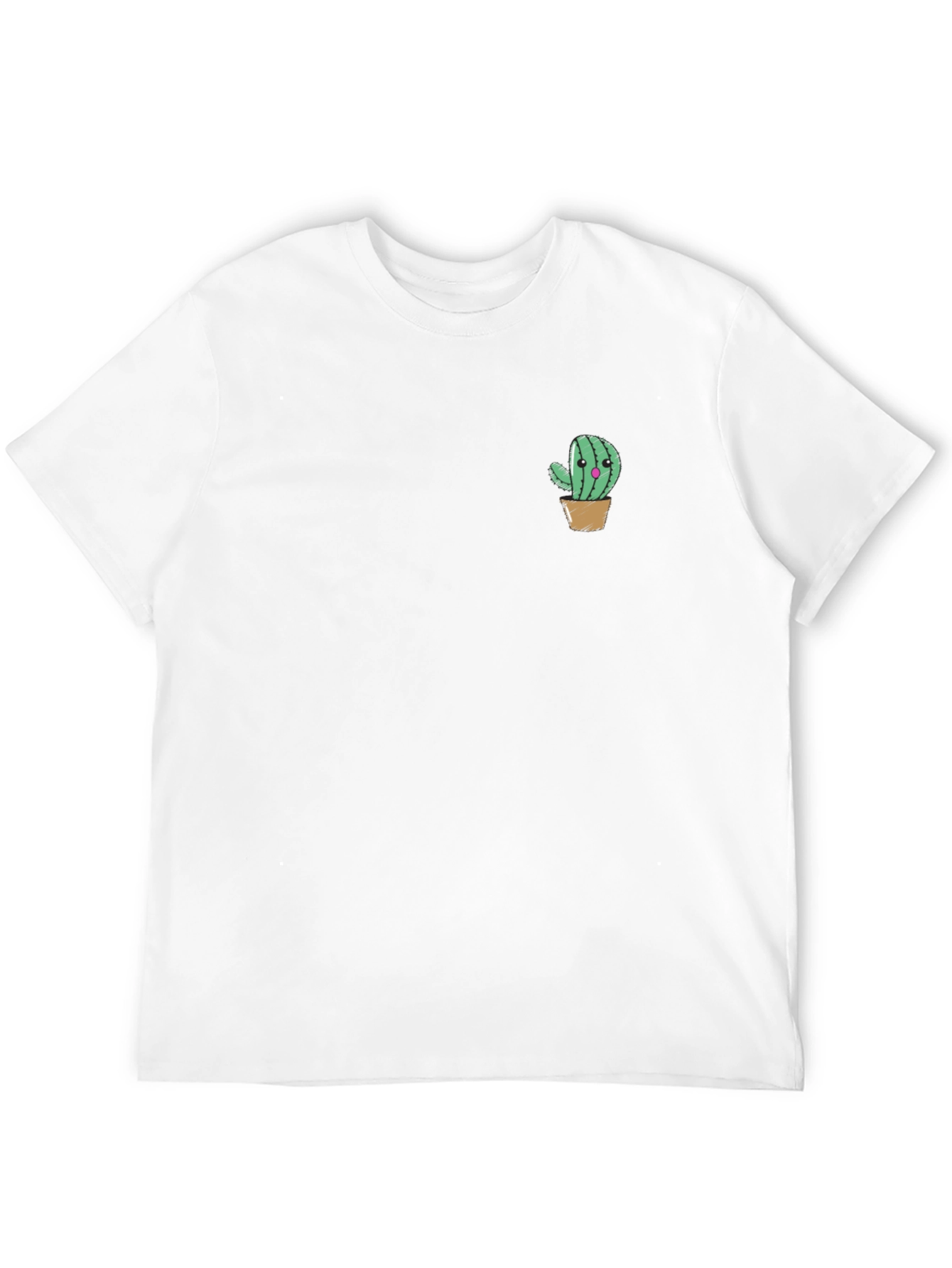 Cute Cactus Graphic Tee - Black Unisex Shirt