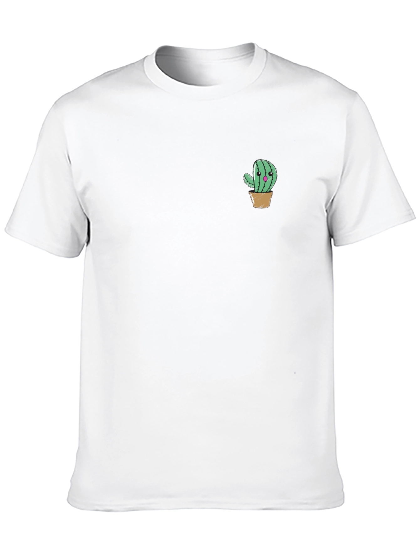 Cute Cactus Graphic Tee - Black Unisex Shirt