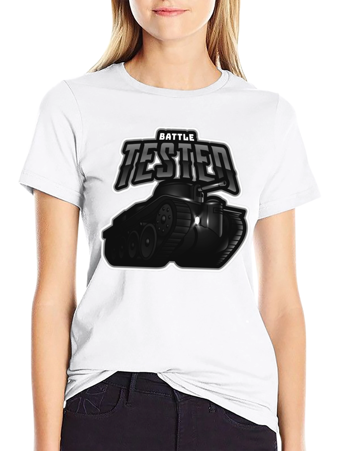 Battle Tested Tank Graphic T-Shirt