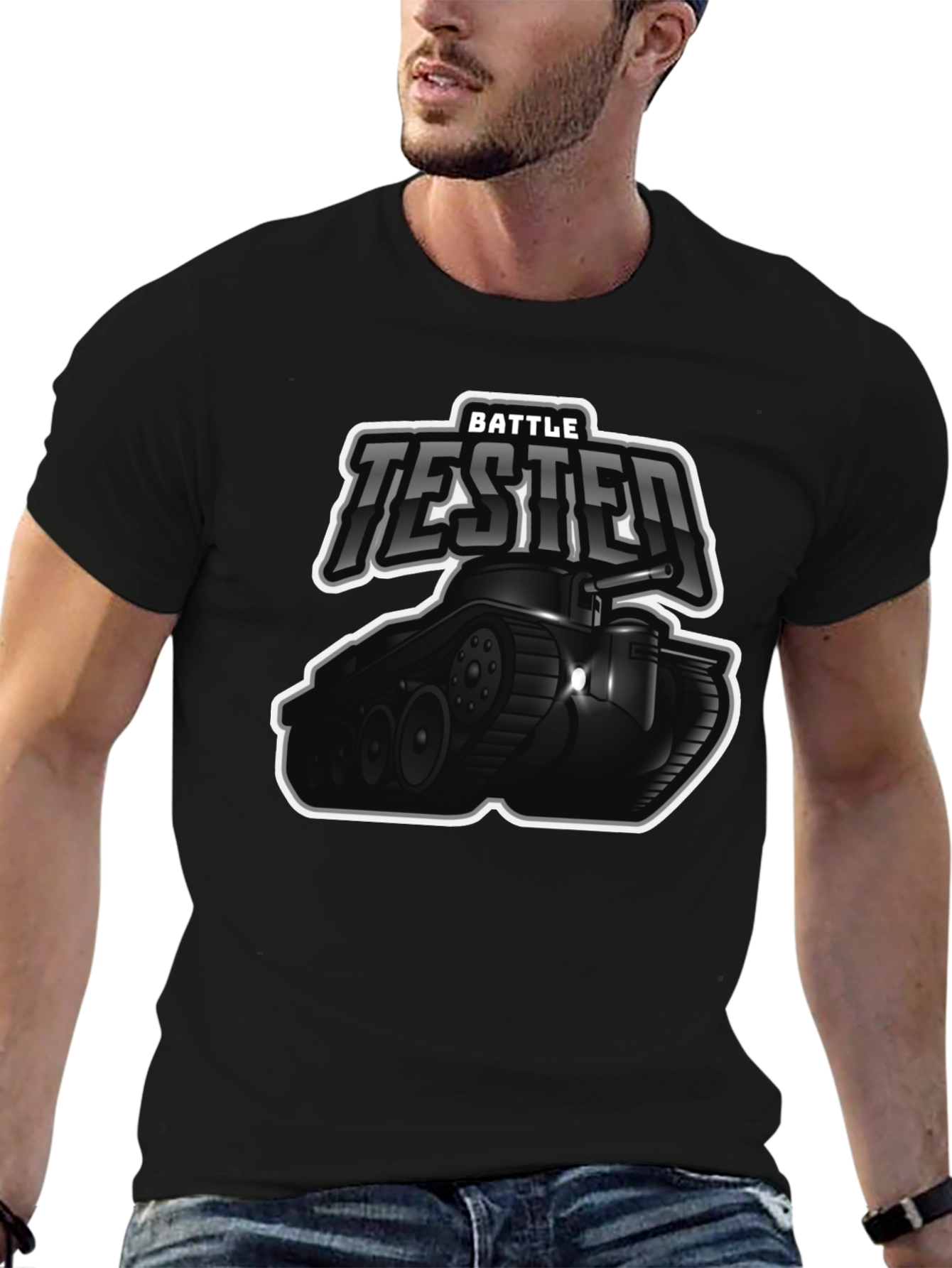 Battle Tested Tank Graphic T-Shirt
