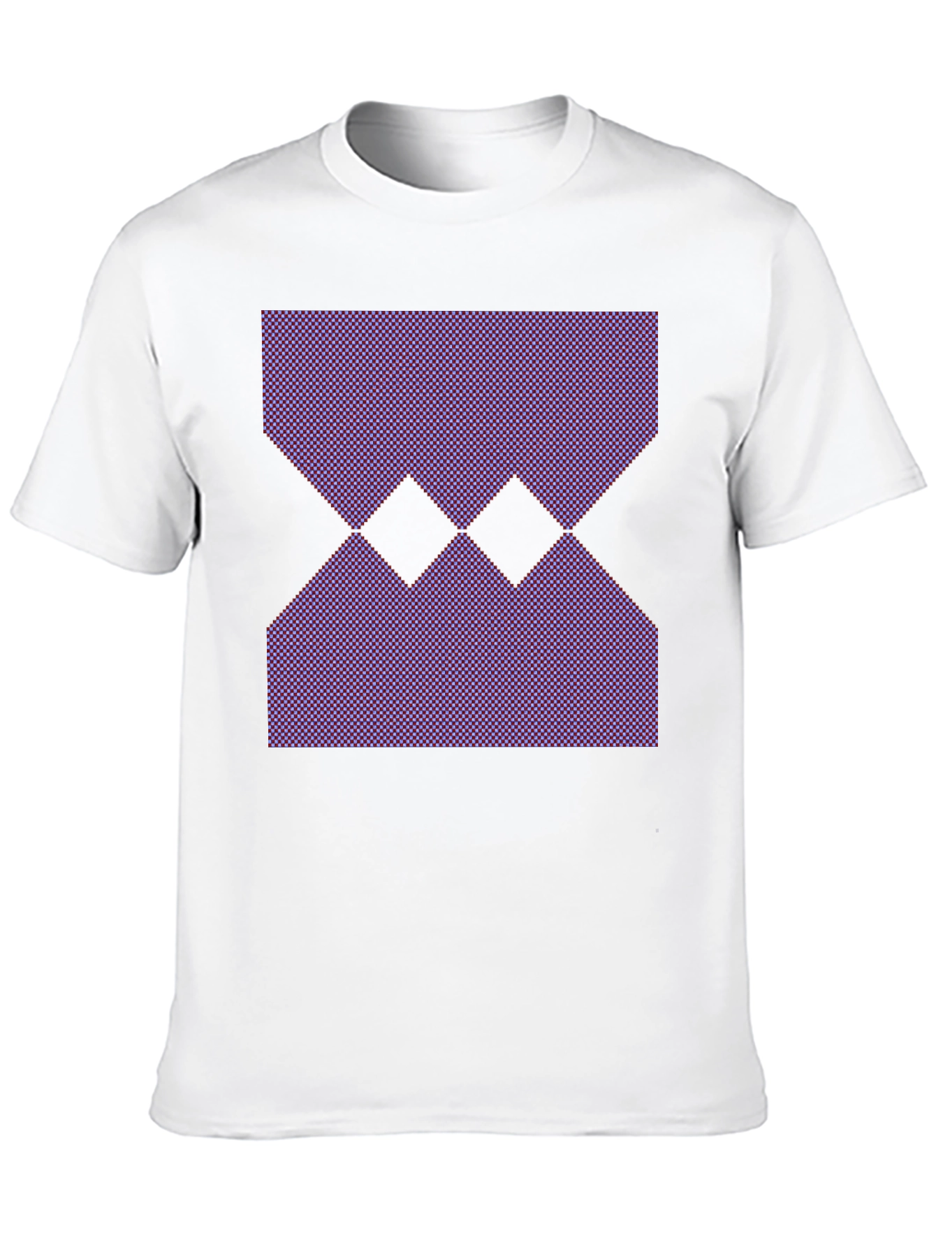 Geometric Pattern Black T-Shirt