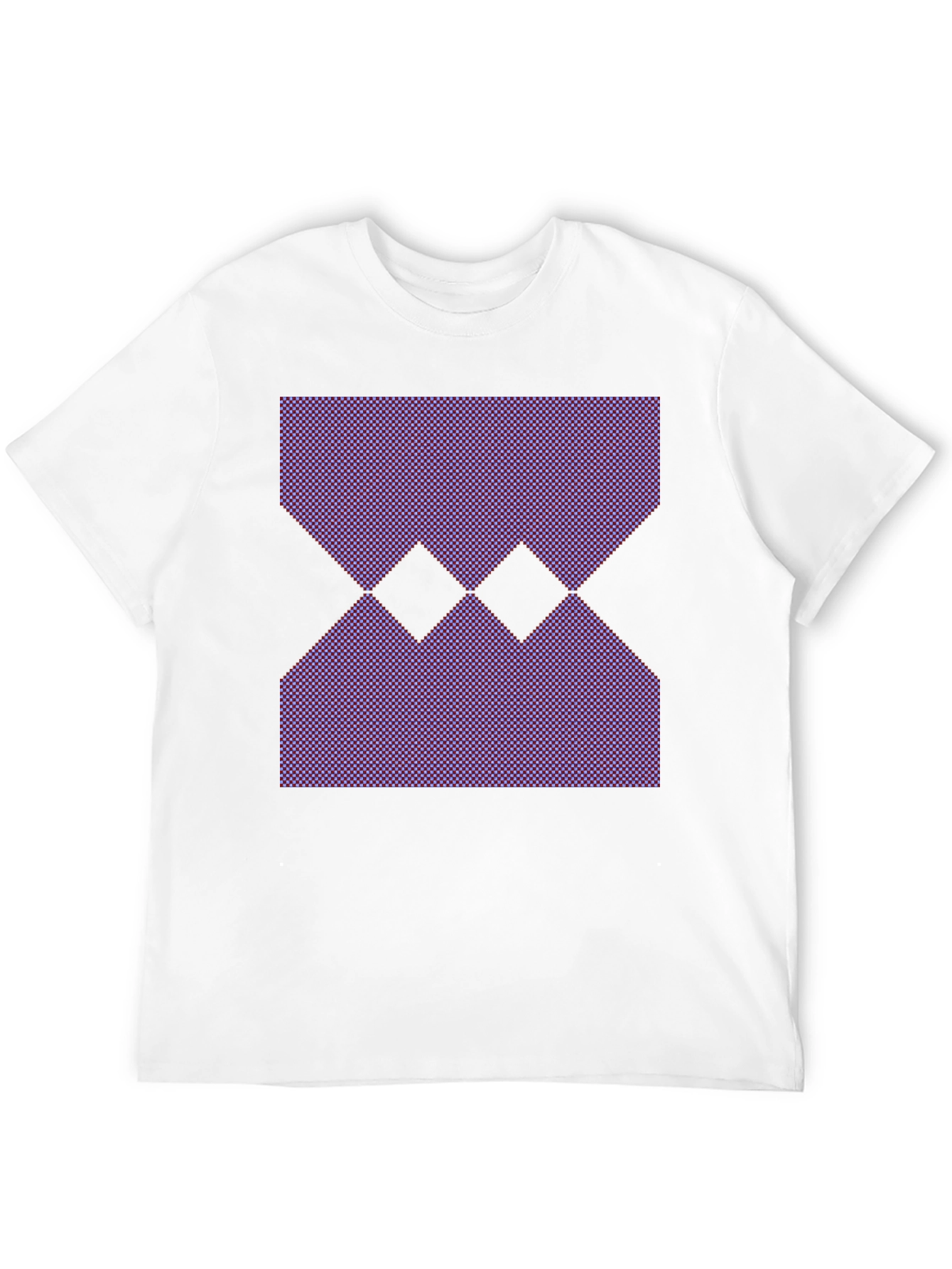 Geometric Pattern Black T-Shirt