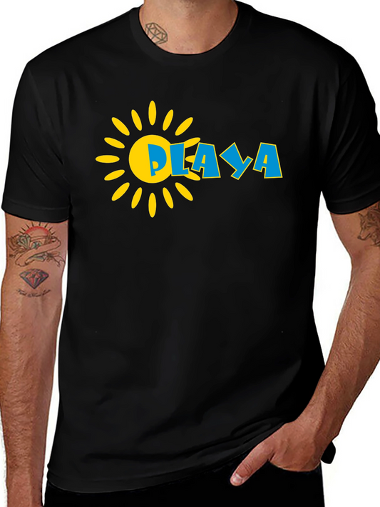 Playa Sun Graphic Black T-Shirt