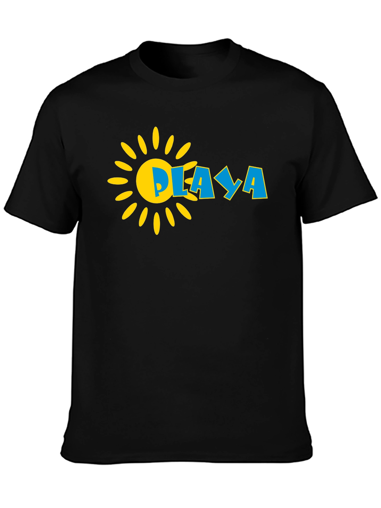 Playa Sun Graphic Black T-Shirt