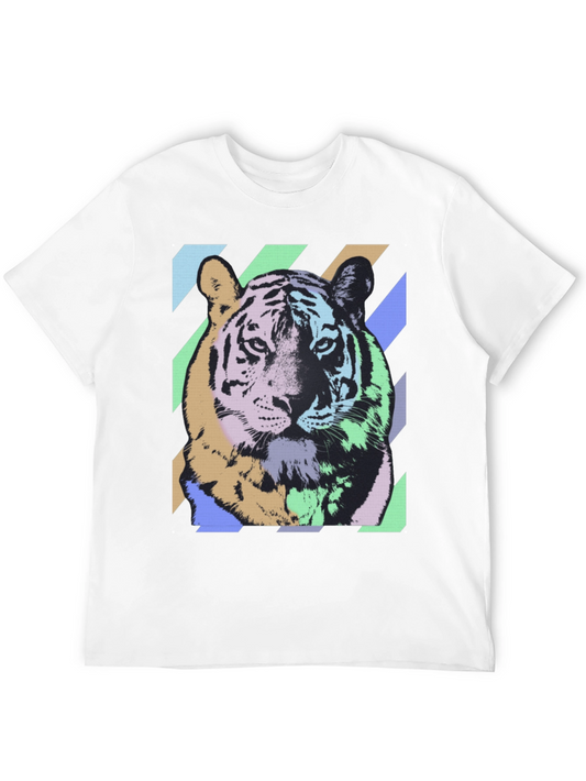 Tiger Graphic T-Shirt - Bold & Colorful Design