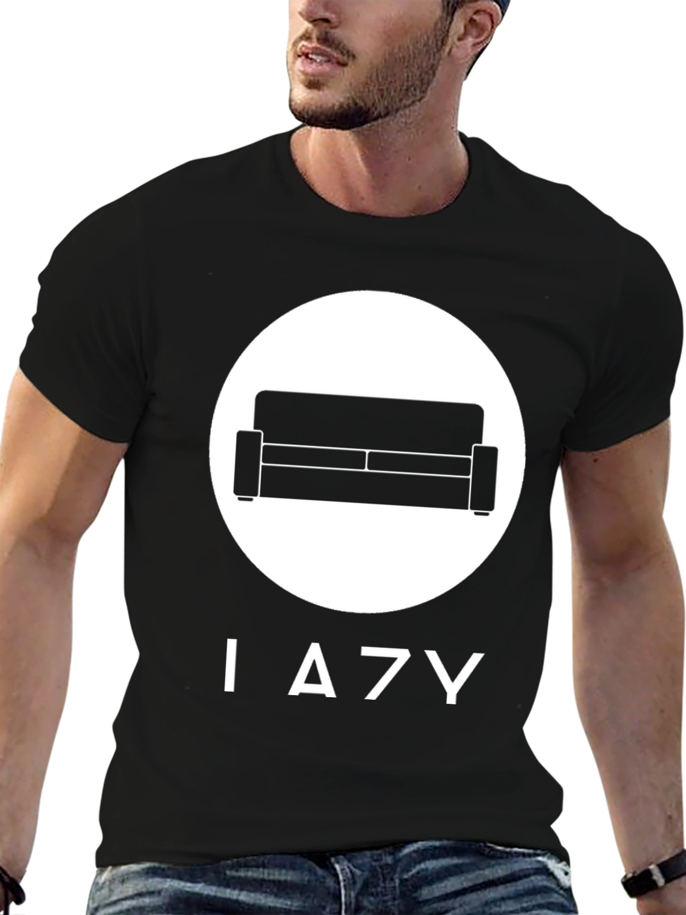 I Lazy Couch Graphic T-Shirt - Casual Comfort