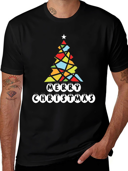 Festive Christmas Tree Graphic Tee
