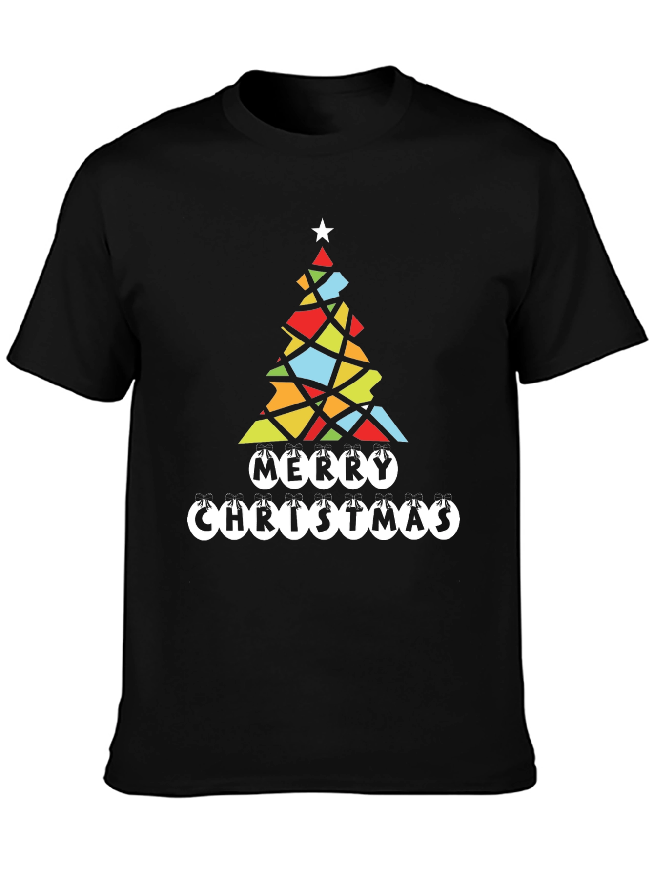 Festive Christmas Tree Graphic Tee