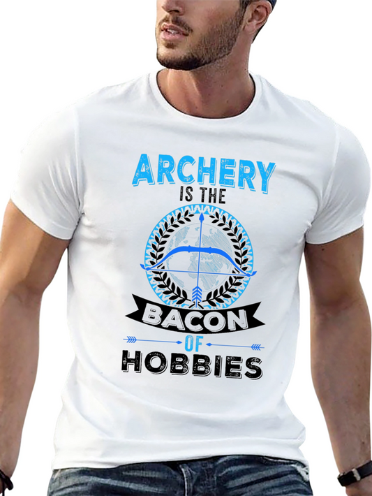 Archery Bacon of Hobbies Graphic T-Shirt
