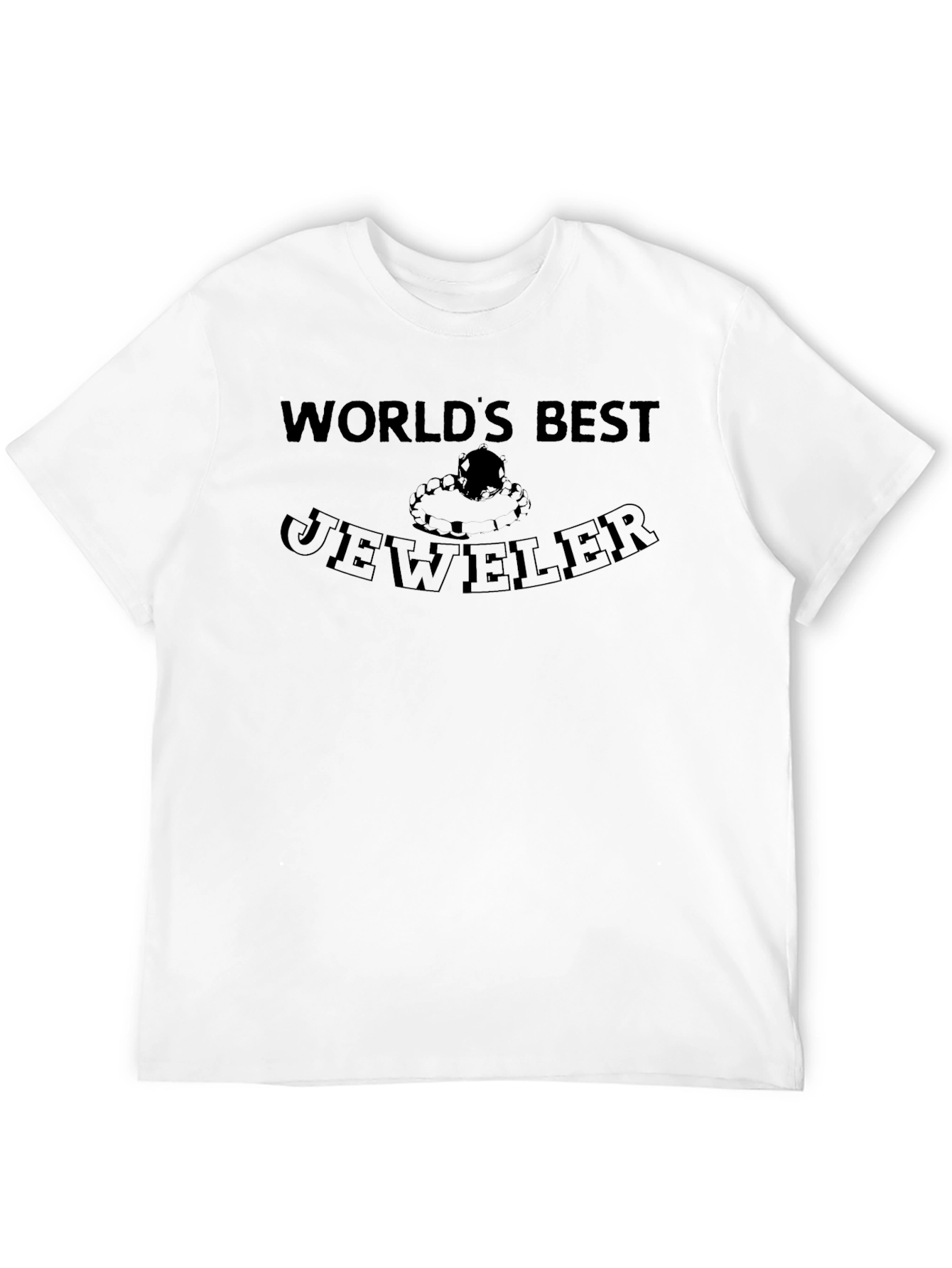 Worlds Best Jeweler T-Shirt - Black