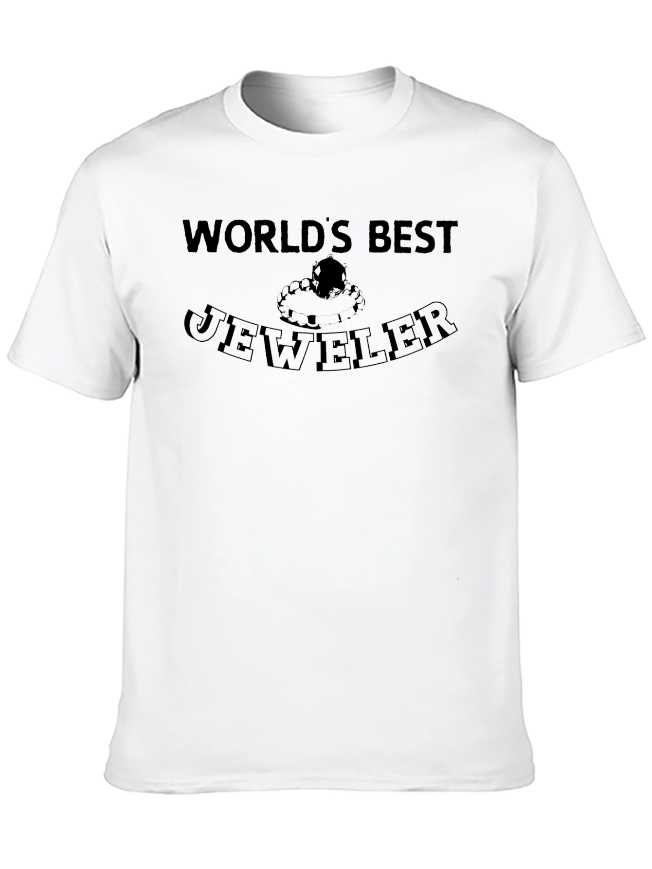 Worlds Best Jeweler T-Shirt - Black
