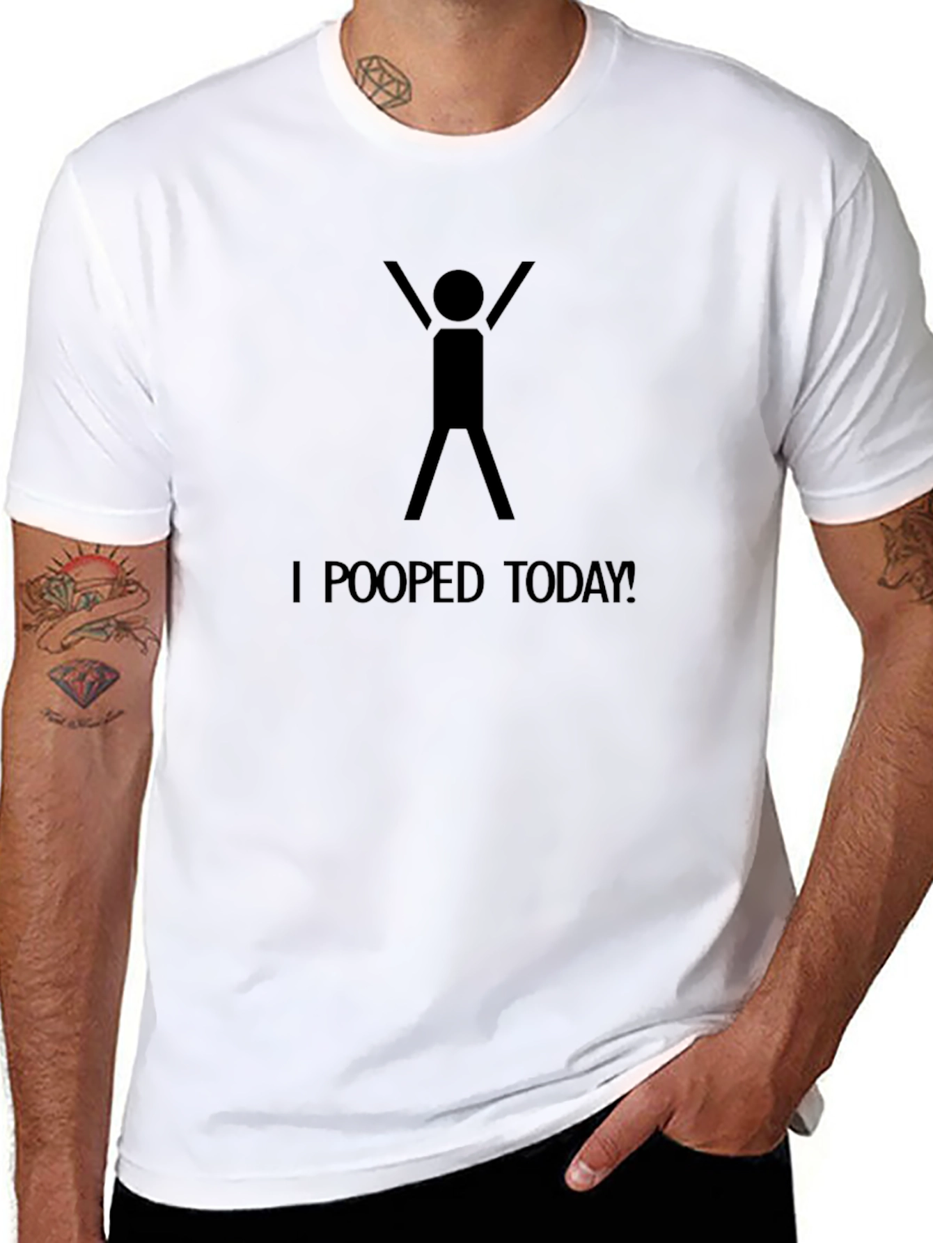 I Pooped Today T-Shirt - Funny Humor Tee